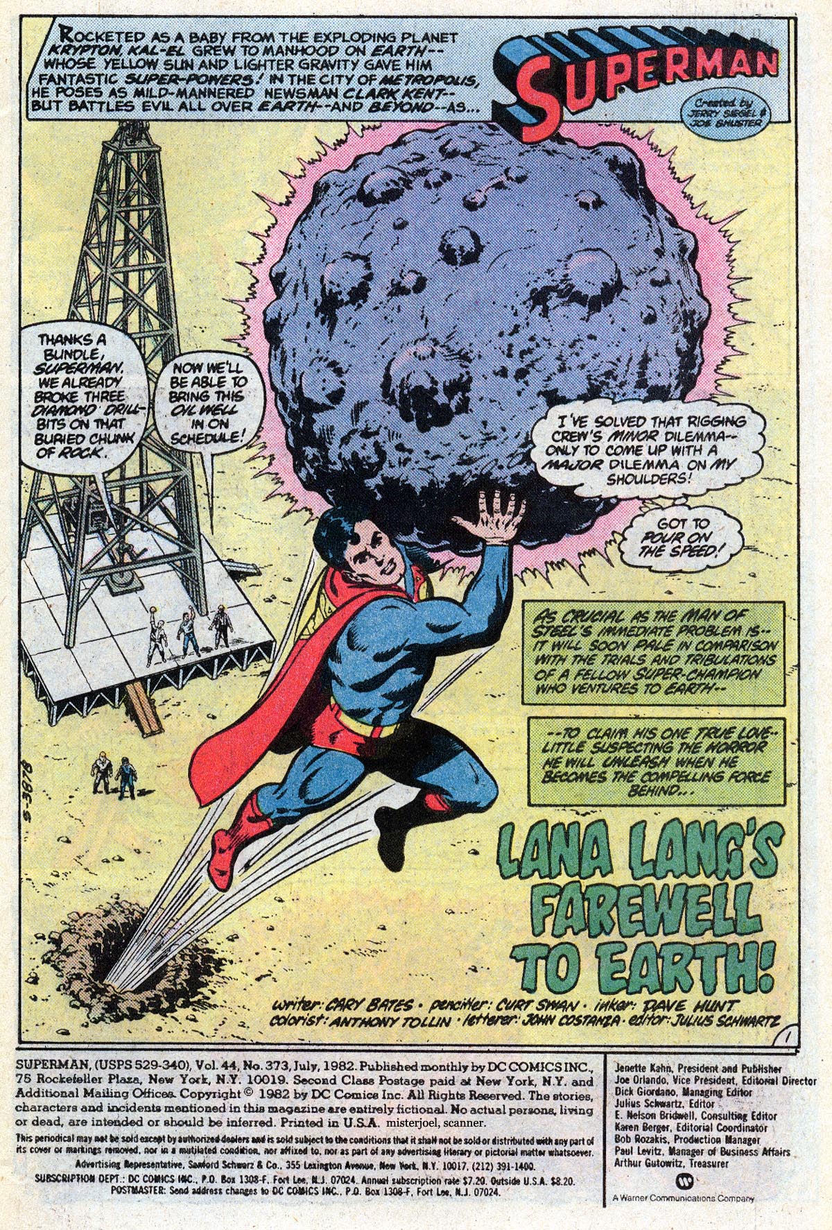 Read online Superman (1939) comic -  Issue #373 - 2