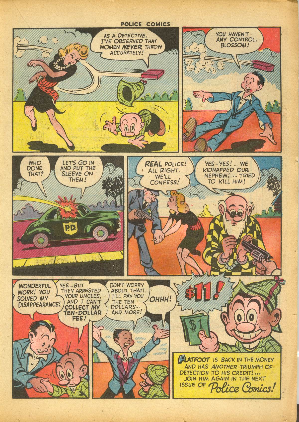 Read online Police Comics comic -  Issue #28 - 29