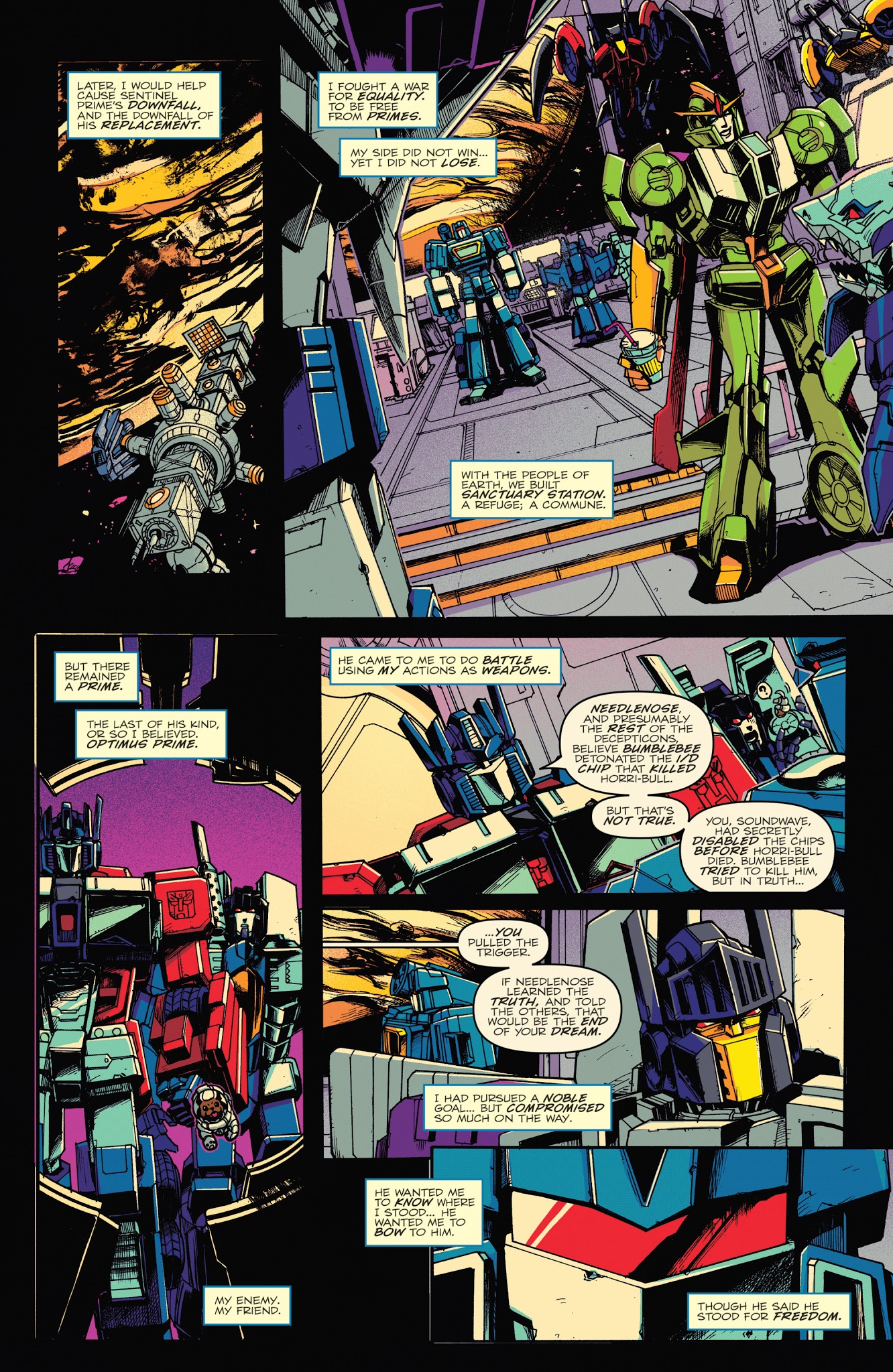 Read online Optimus Prime comic -  Issue #16 - 7