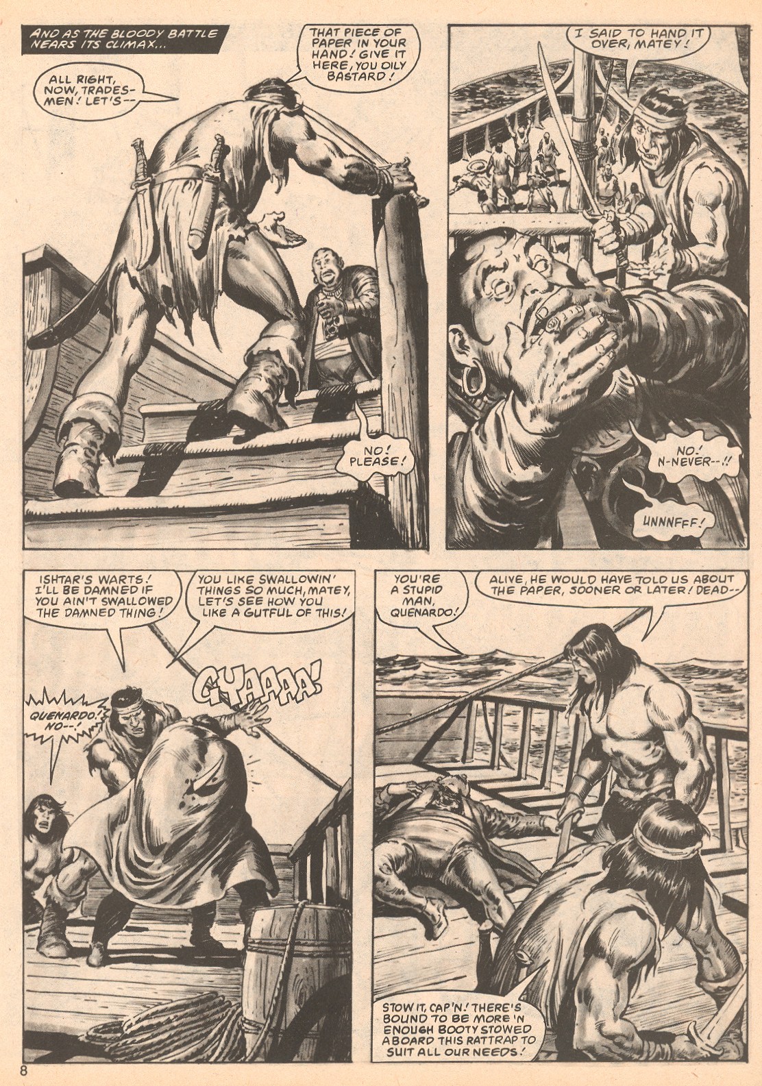 Read online The Savage Sword Of Conan comic -  Issue #62 - 8