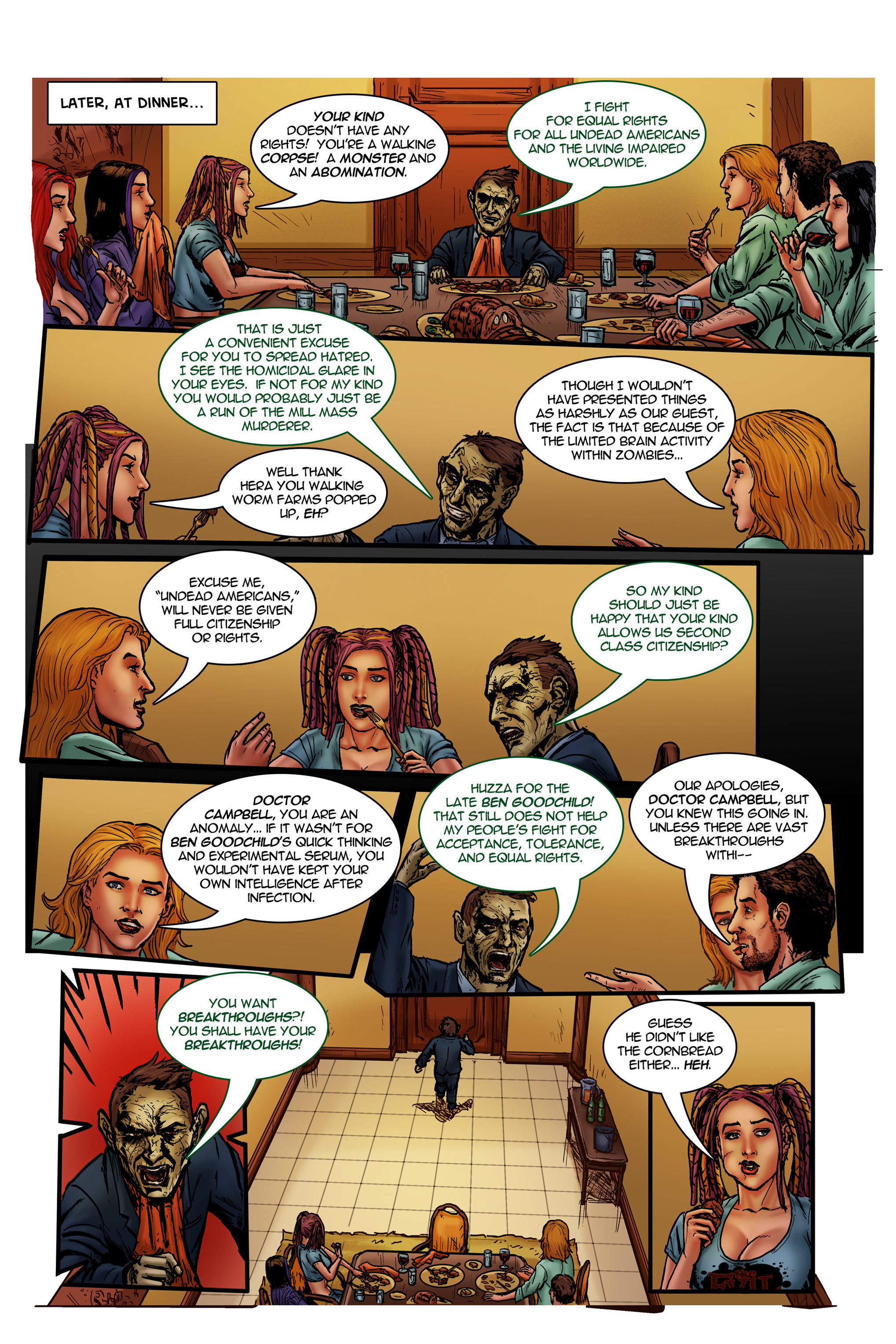 Read online Chaos Campus: Sorority Girls Vs. Zombies comic -  Issue #22 - 6
