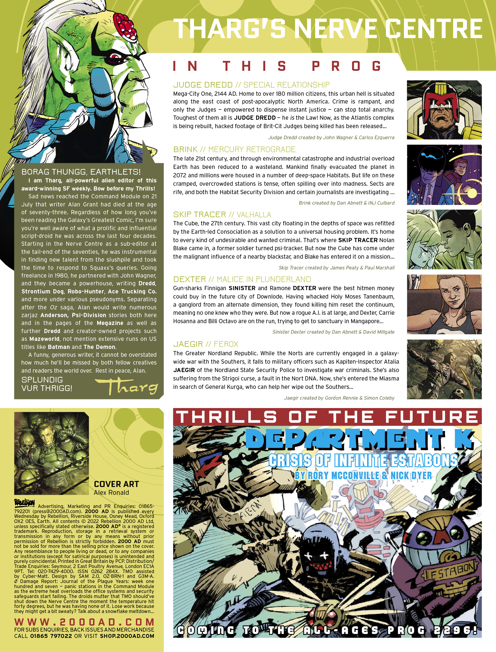 Read online 2000 AD comic -  Issue #2294 - 2