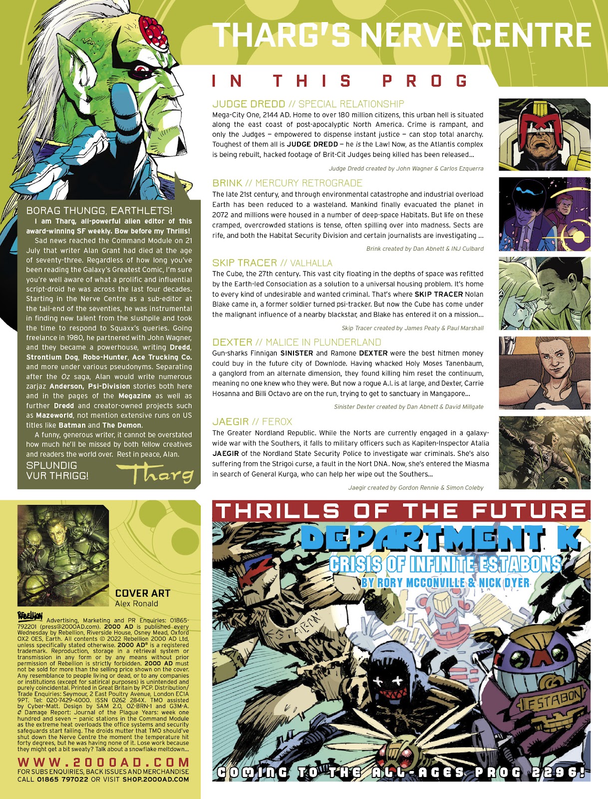 2000 AD issue 2294 - Page 2