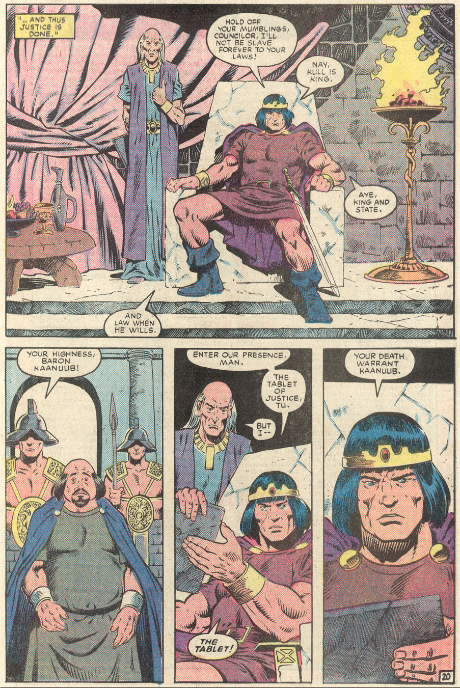 Read online Kull The Conqueror (1983) comic -  Issue #8 - 21