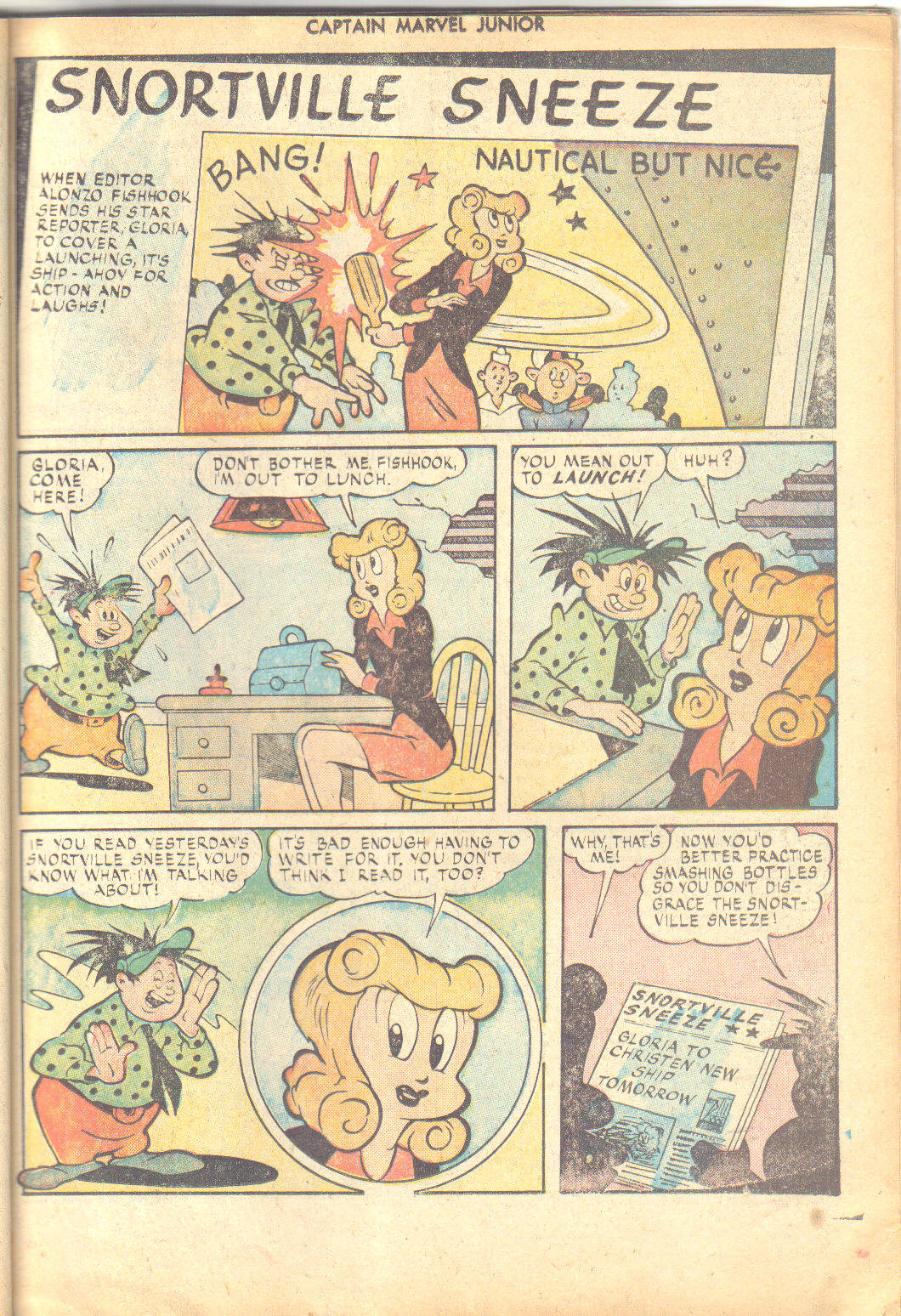 Read online Captain Marvel, Jr. comic -  Issue #48 - 35