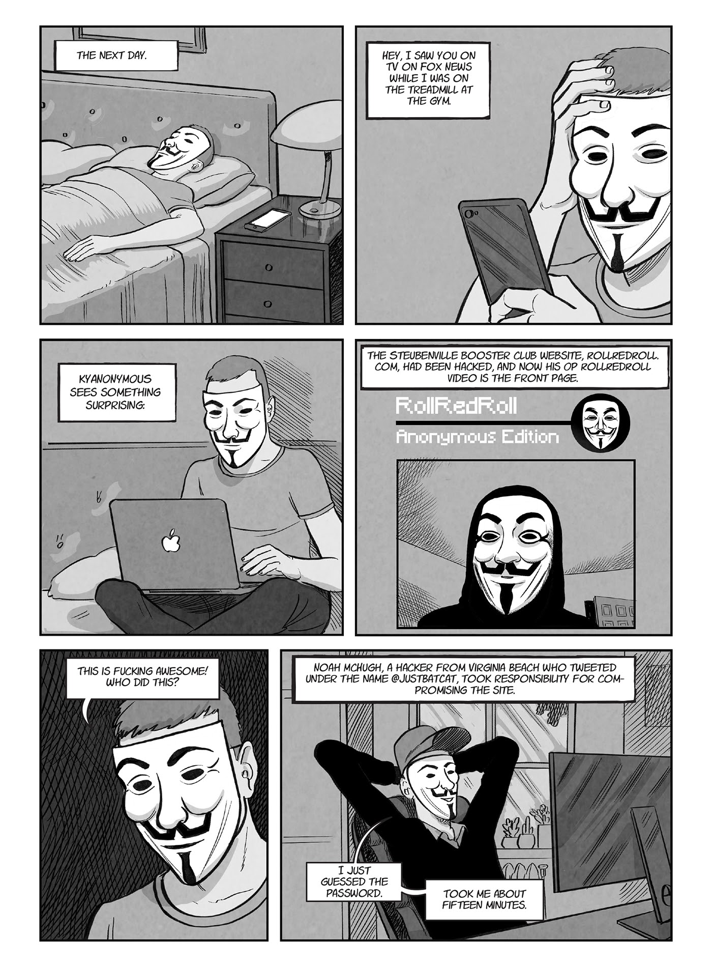 Read online A for Anonymous: How a Mysterious Hacker Collective Transformed the World comic -  Issue # TPB - 88