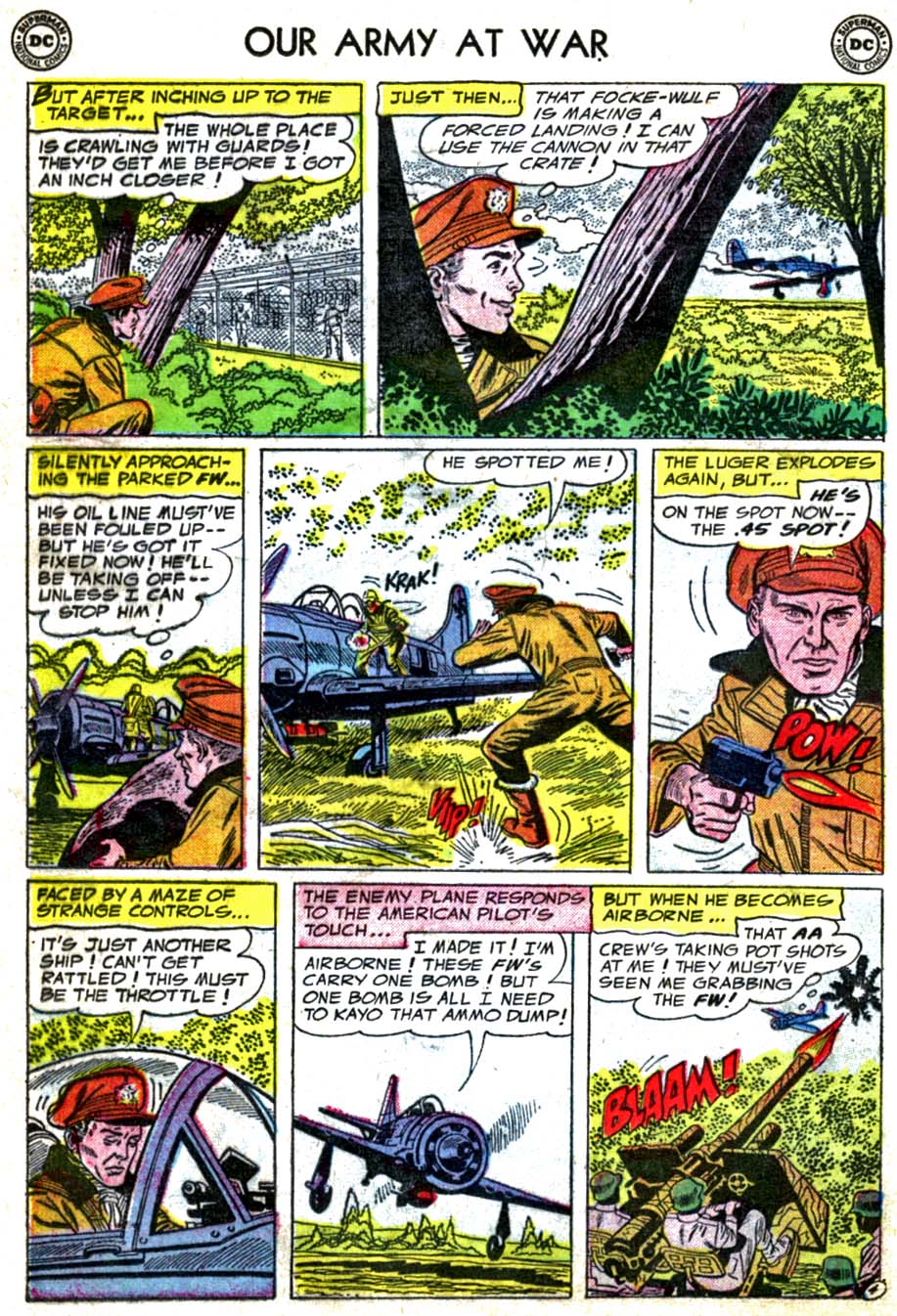 Read online Our Army at War (1952) comic -  Issue #38 - 22