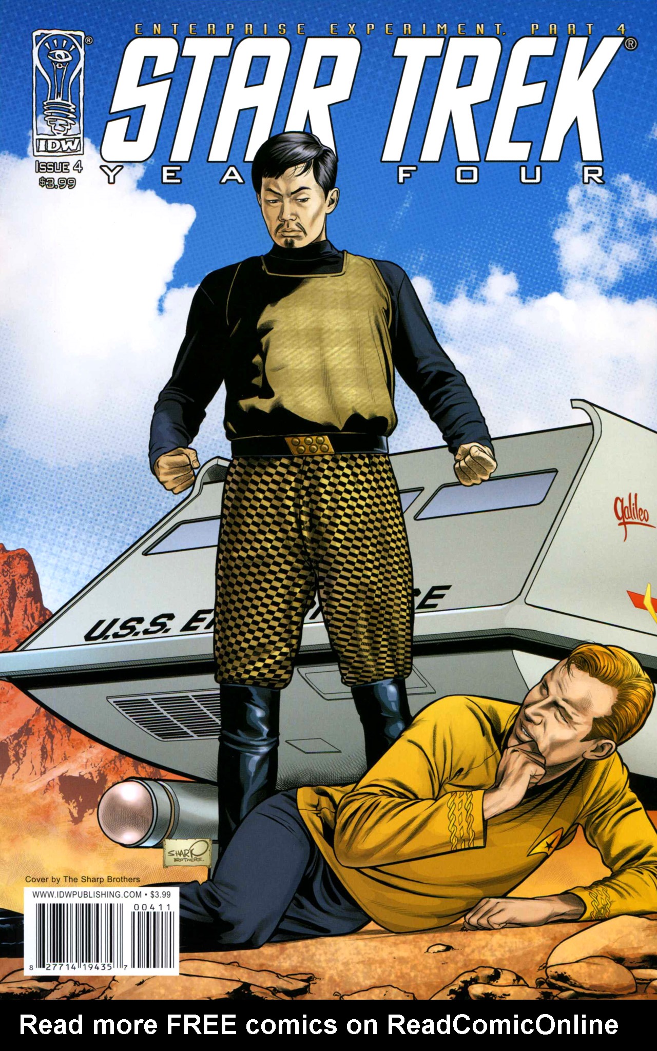 Read online Star Trek Year Four: The Enterprise Experiment comic -  Issue #4 - 1