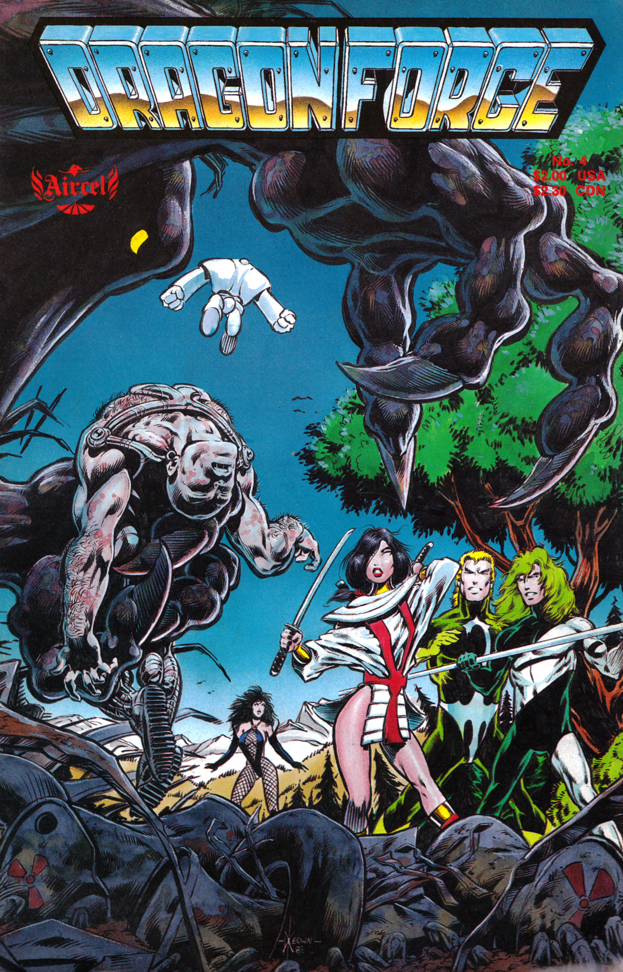 Read online Dragonforce comic -  Issue #4 - 1