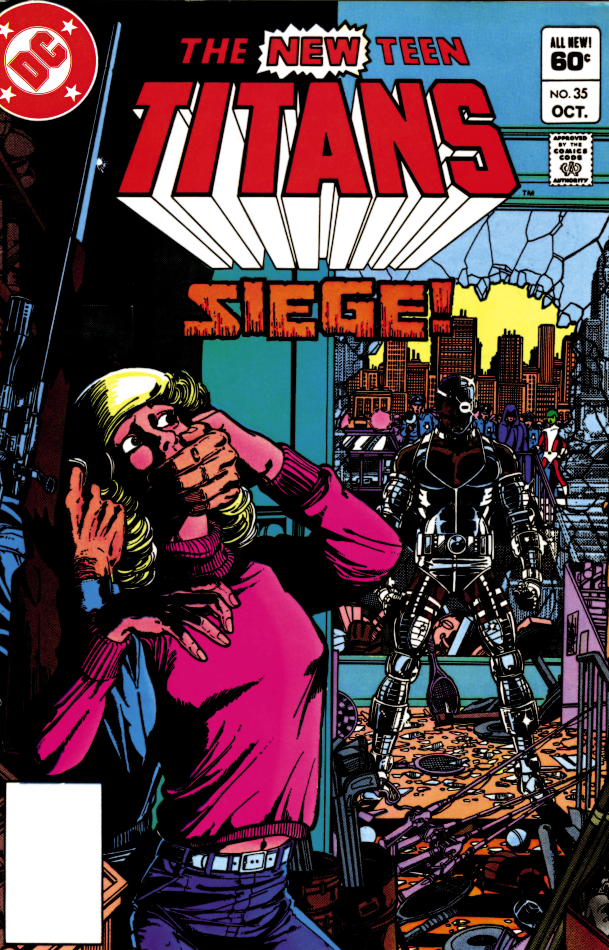 Read online The New Teen Titans (1980) comic -  Issue #35 - 1