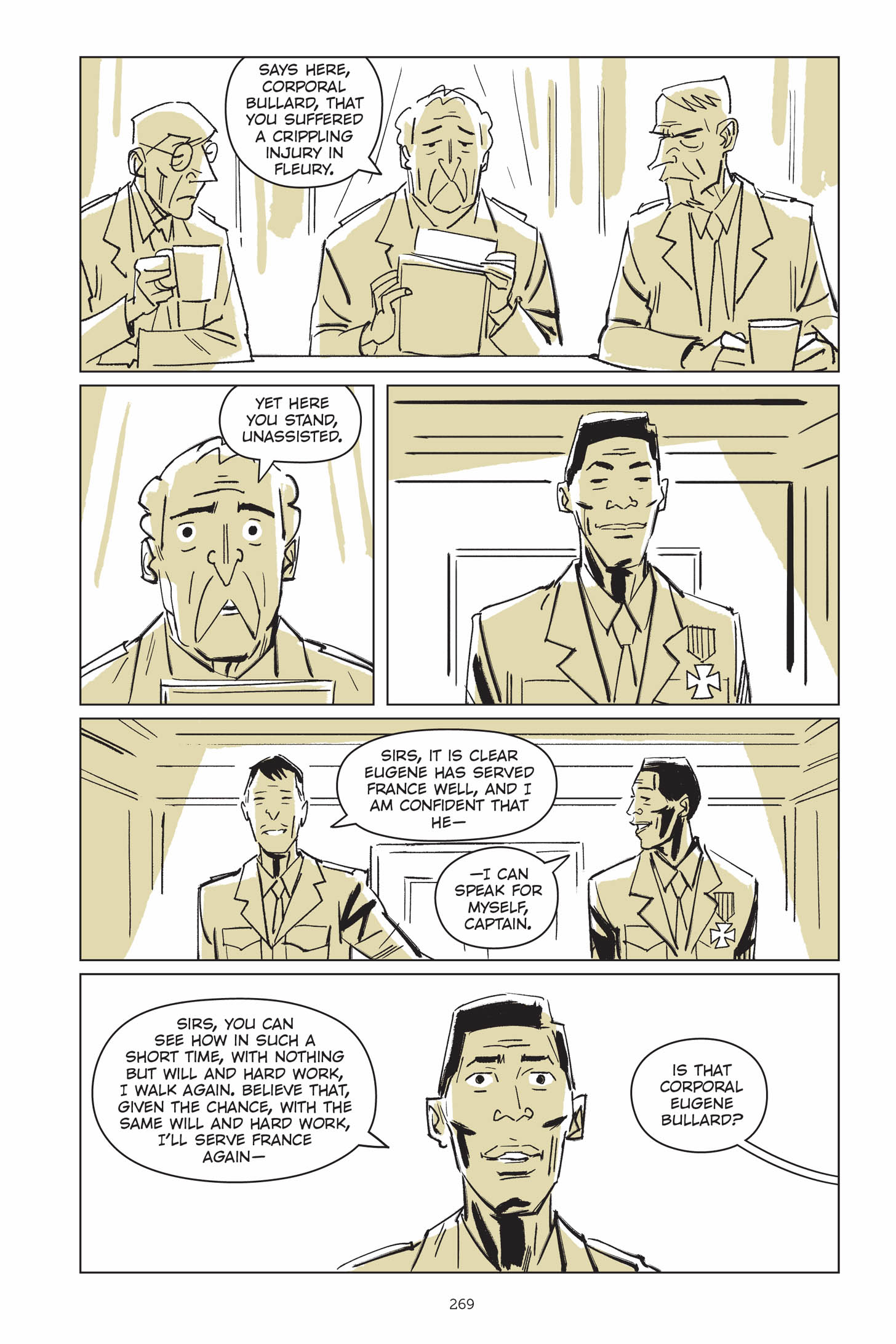 Read online Now Let Me Fly: A Portrait of Eugene Bullard comic -  Issue # TPB (Part 3) - 65