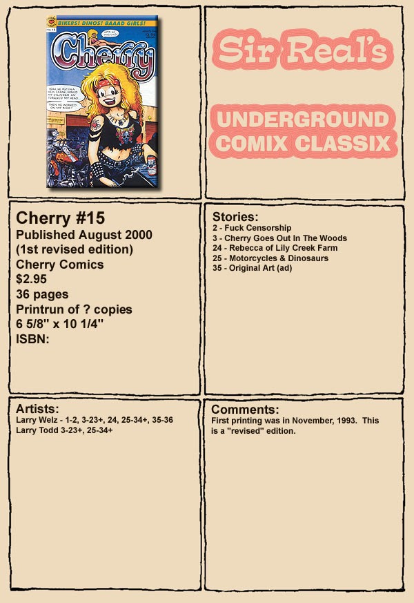Cherry Poptart/Cherry issue 15 - Page 1