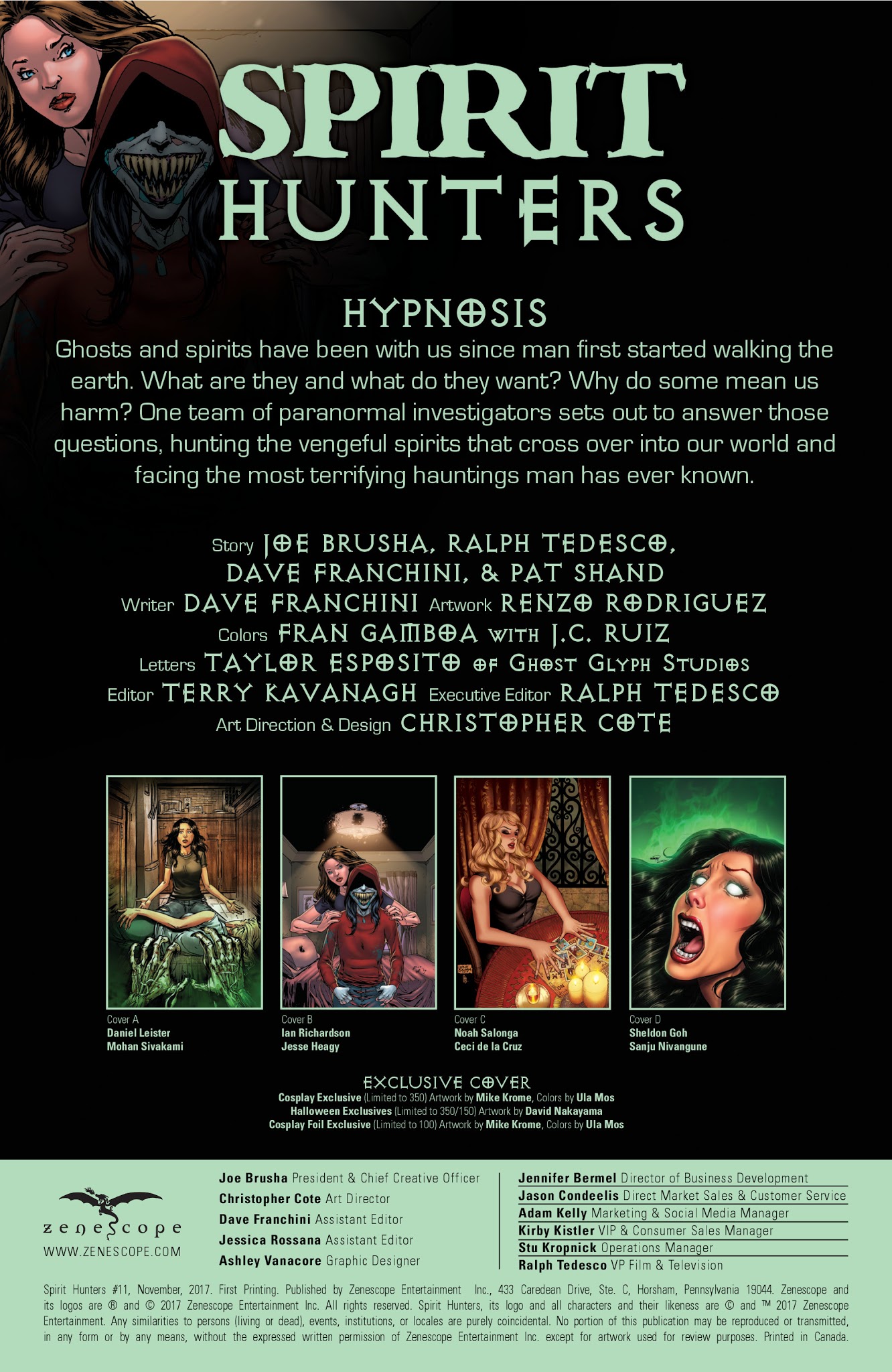 Read online Spirit Hunters comic -  Issue #11 - 2