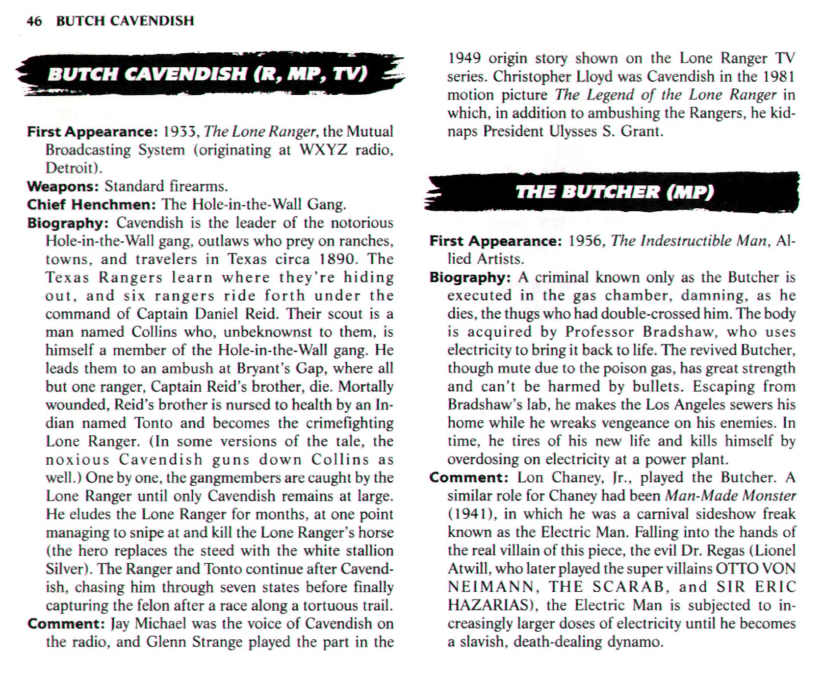 Read online The Encyclopedia of Super Villains comic -  Issue # TPB (Part 1) - 56