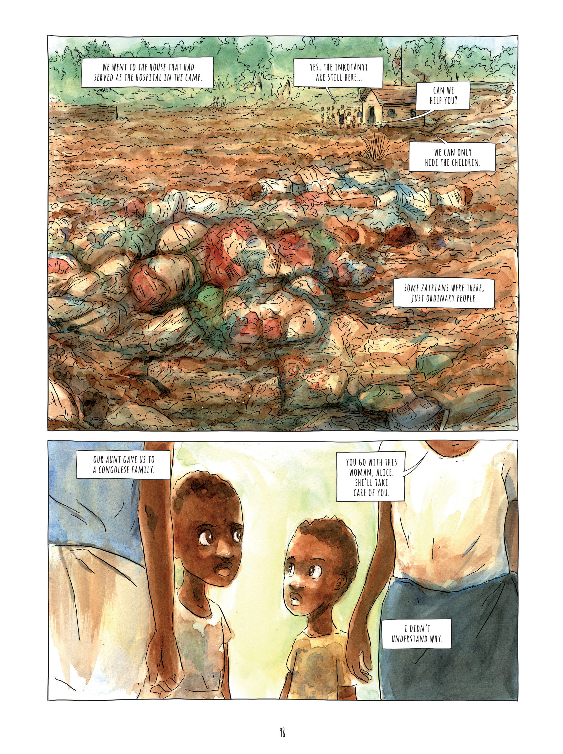 Read online Alice on the Run: One Child's Journey Through the Rwandan Civil War comic -  Issue # TPB - 97