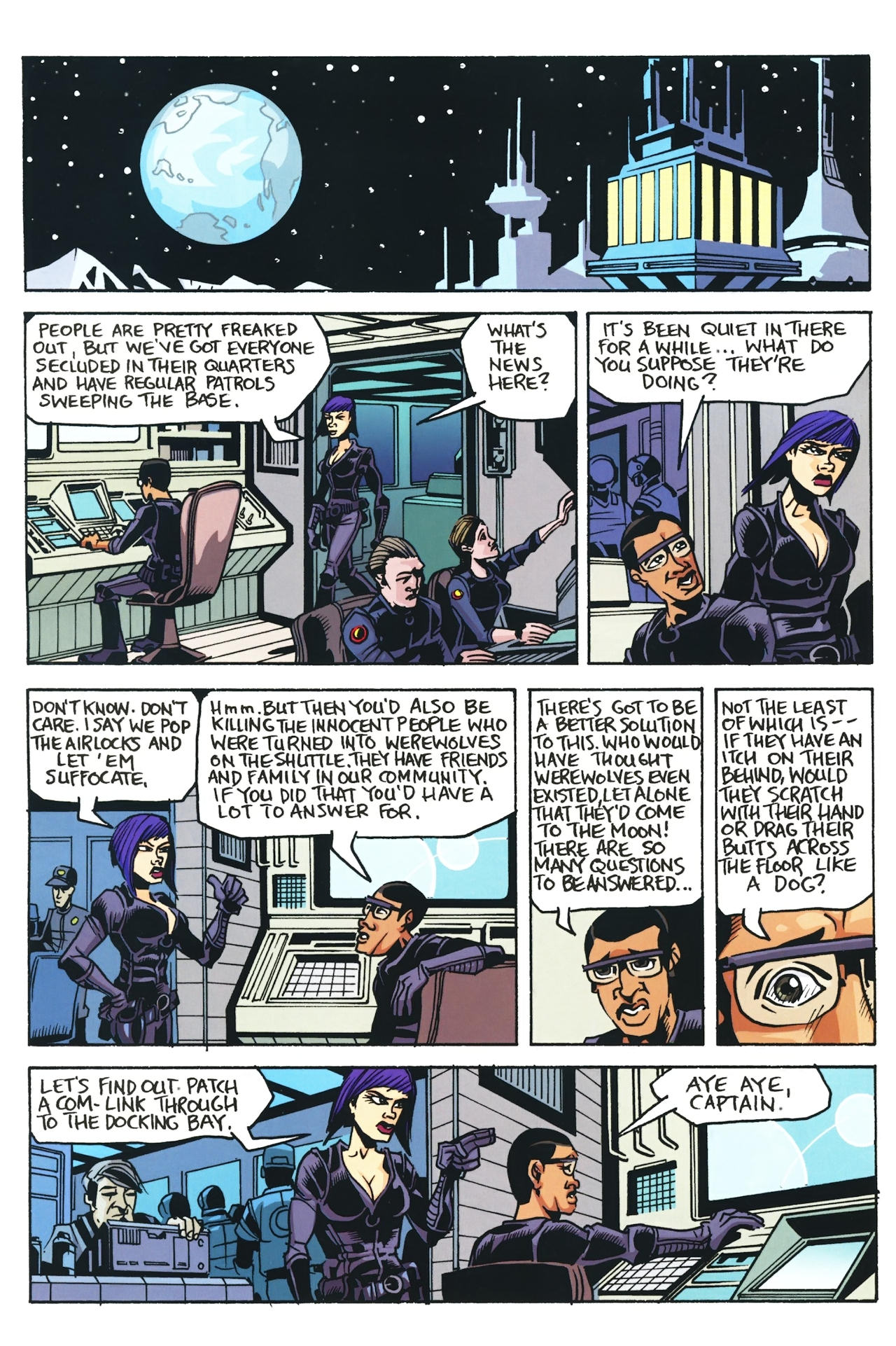 Read online Werewolves on the Moon: Versus Vampires comic -  Issue #1 - 16