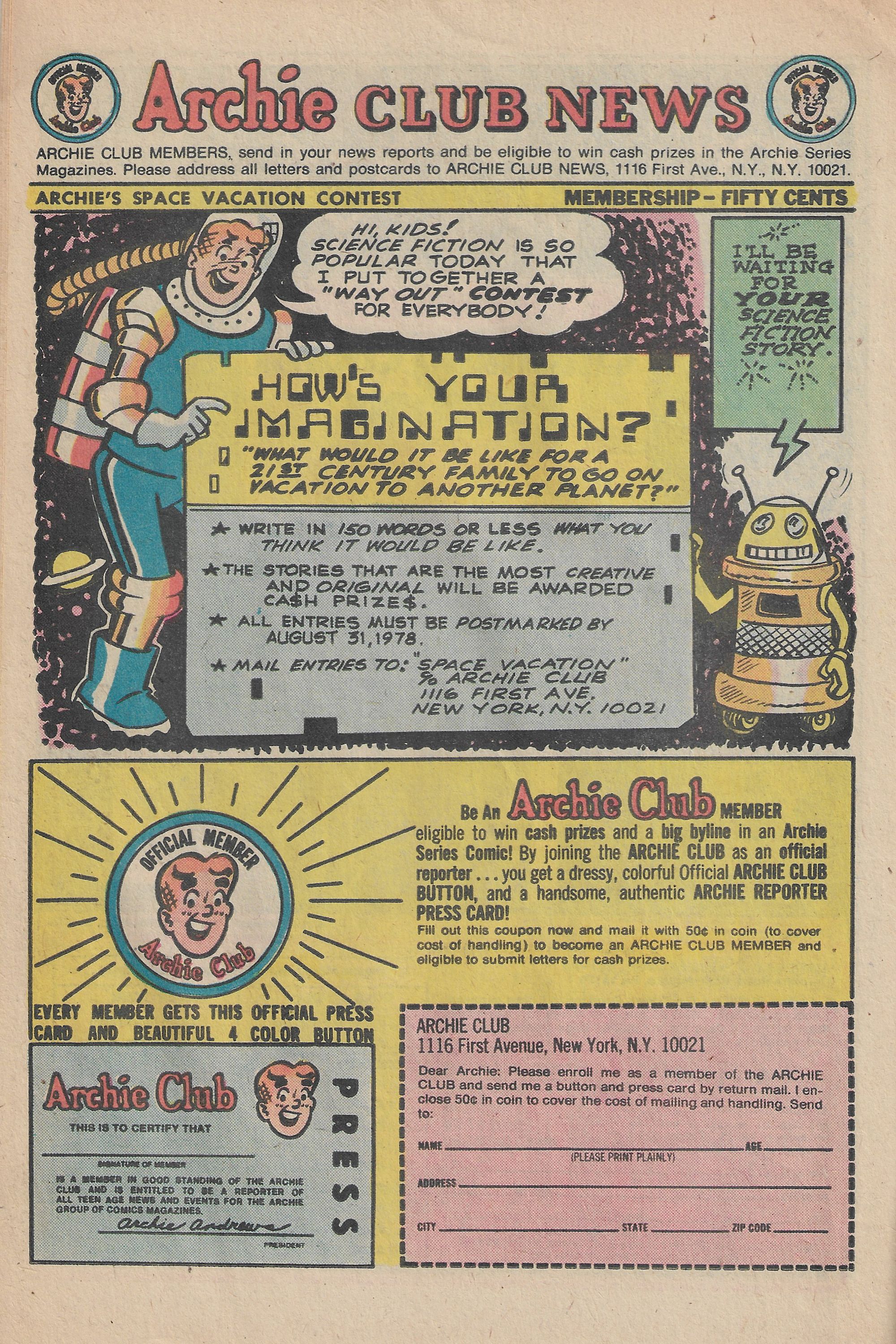 Read online Archie's TV Laugh-Out comic -  Issue #61 - 26