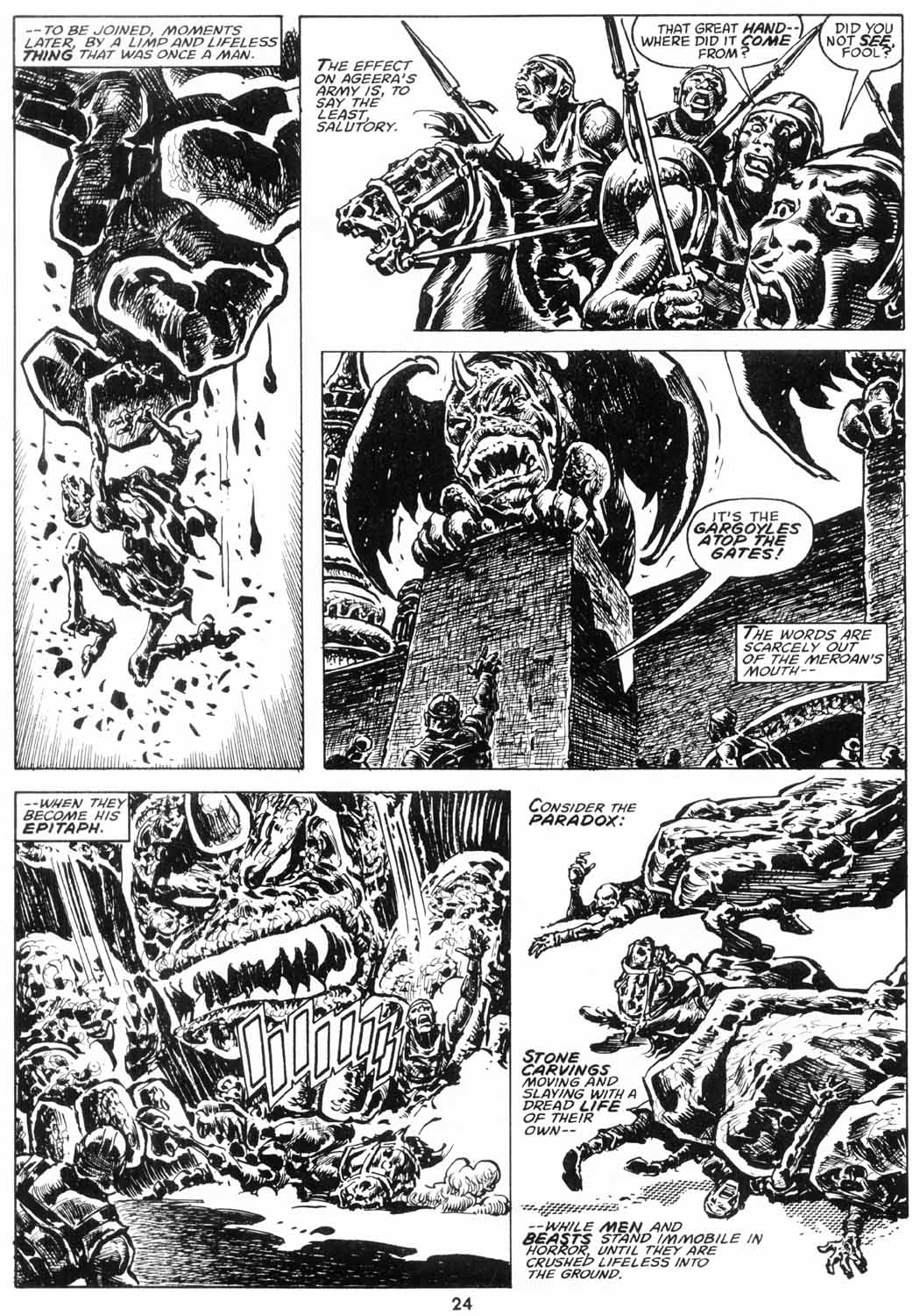 Read online The Savage Sword Of Conan comic -  Issue #206 - 25