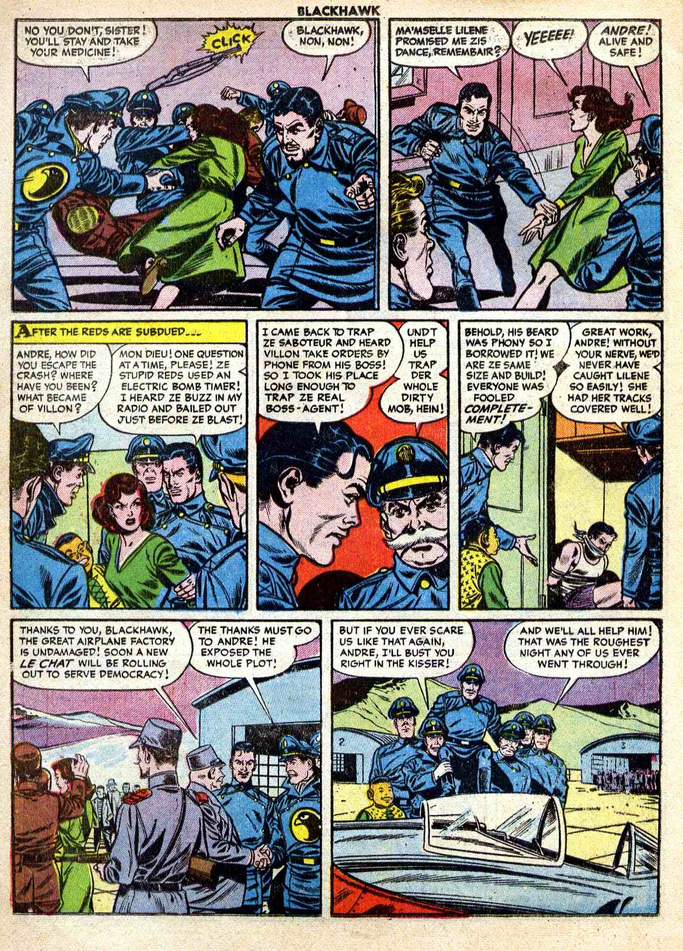 Read online Blackhawk (1957) comic -  Issue #96 - 22