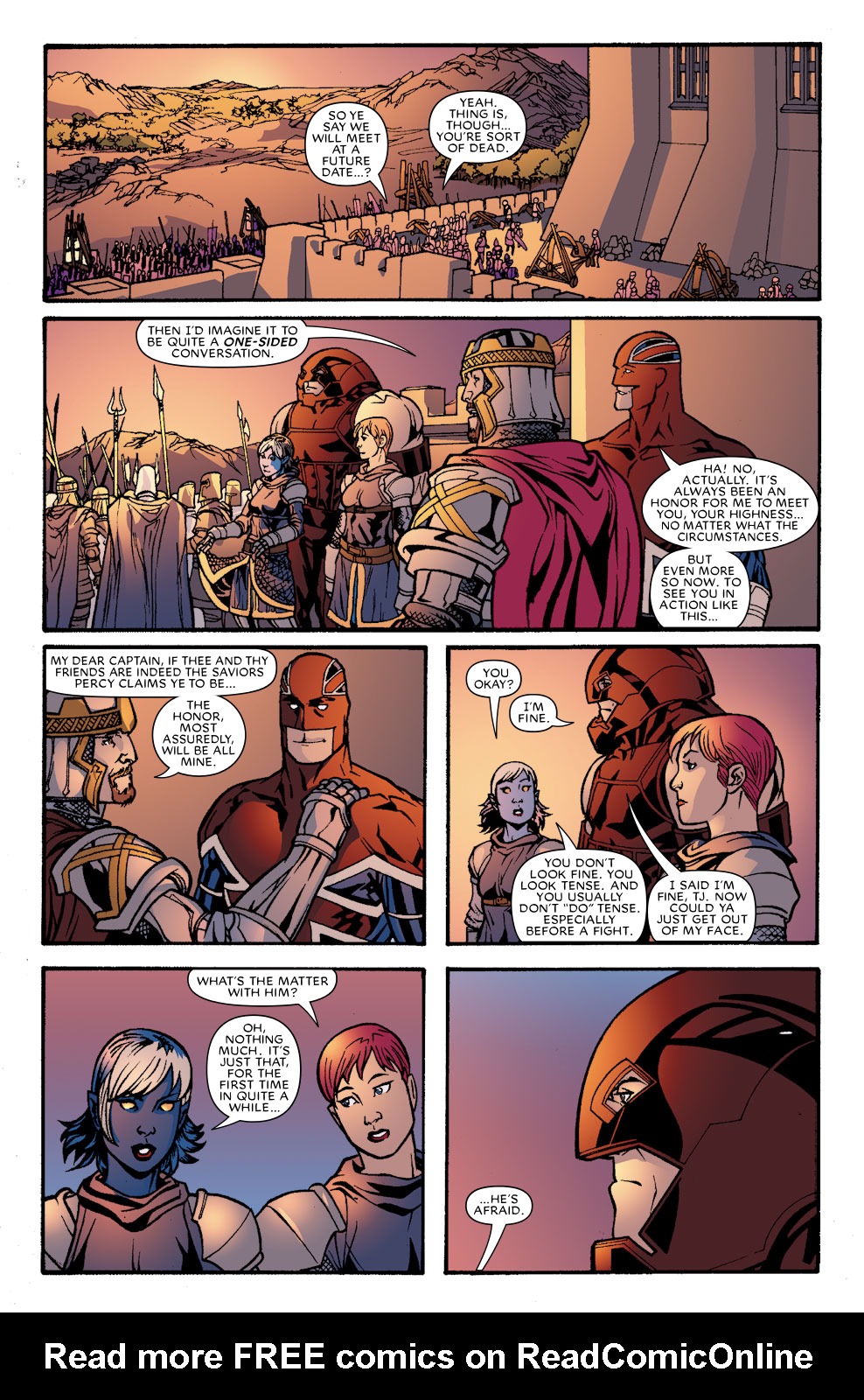 Read online New Excalibur comic -  Issue #12 - 13