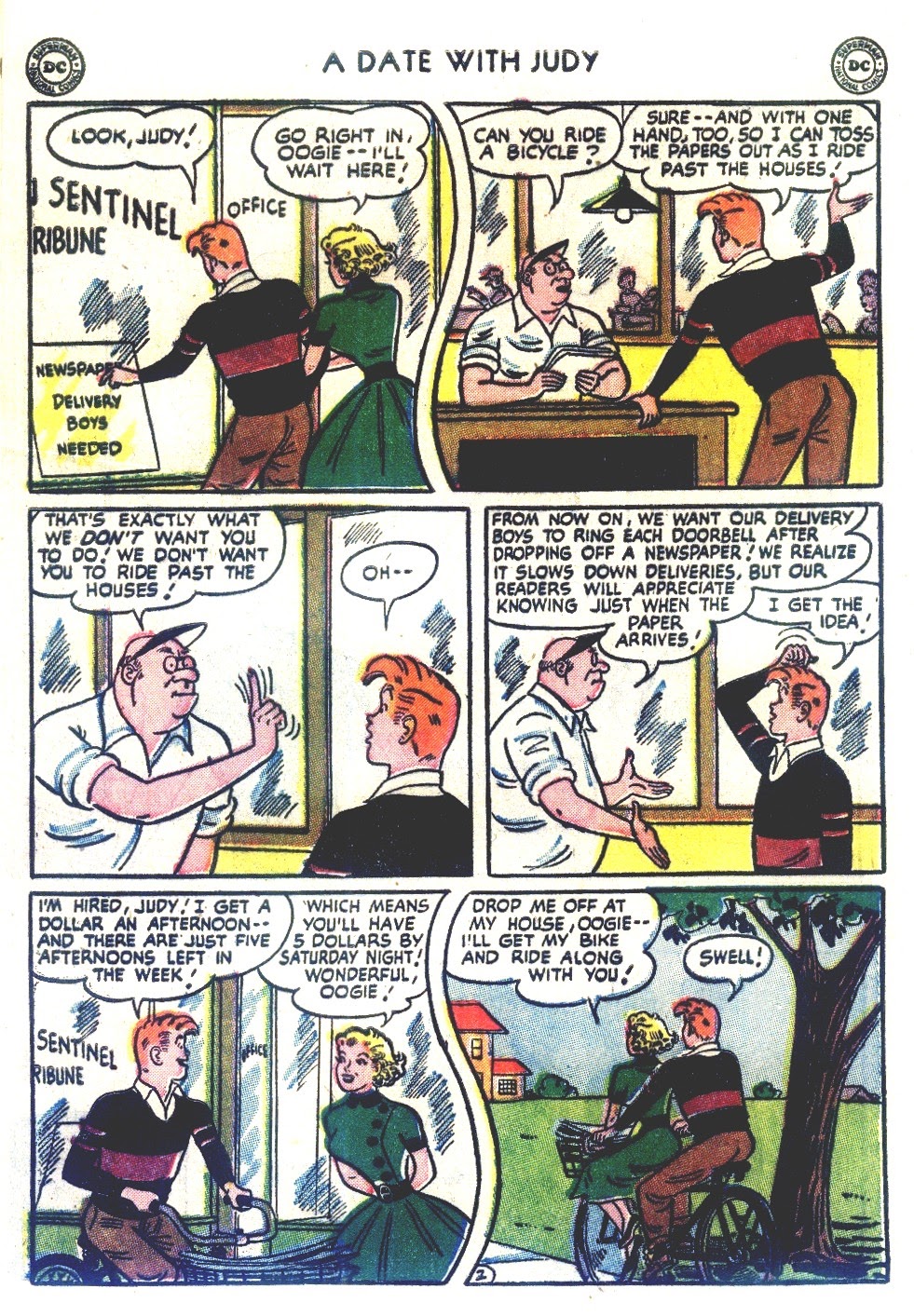 Read online A Date with Judy comic -  Issue #38 - 36