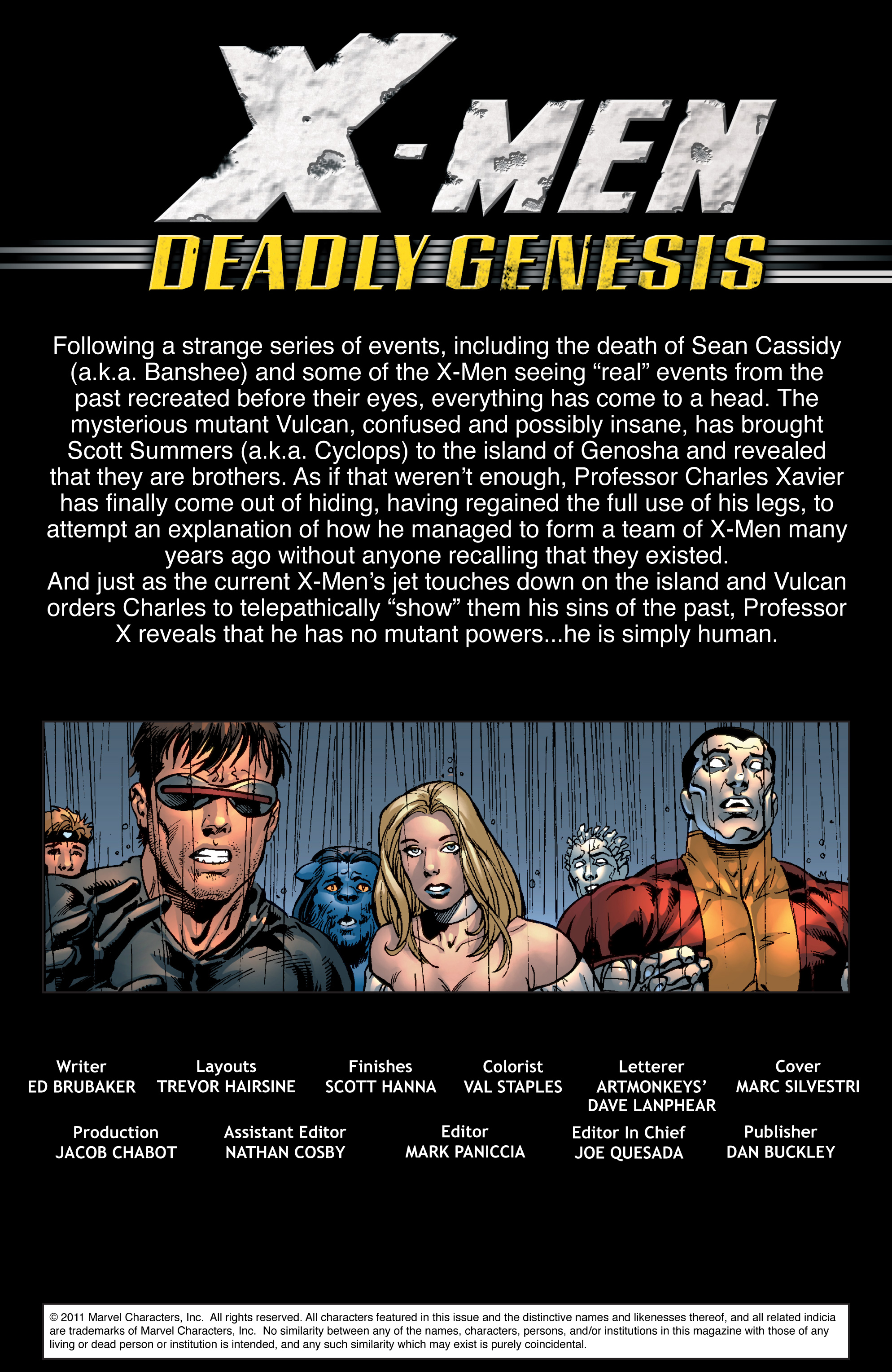 Read online X-Men: Deadly Genesis comic -  Issue #6 - 2