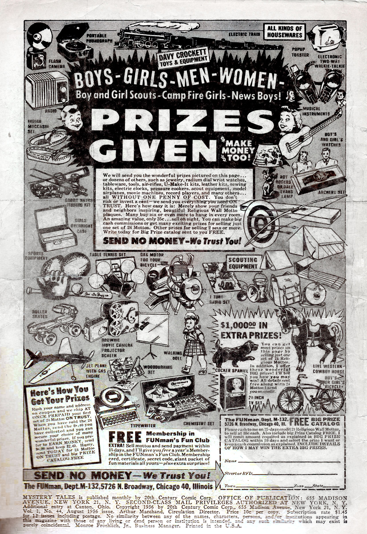 Read online Mystery Tales comic -  Issue #44 - 2