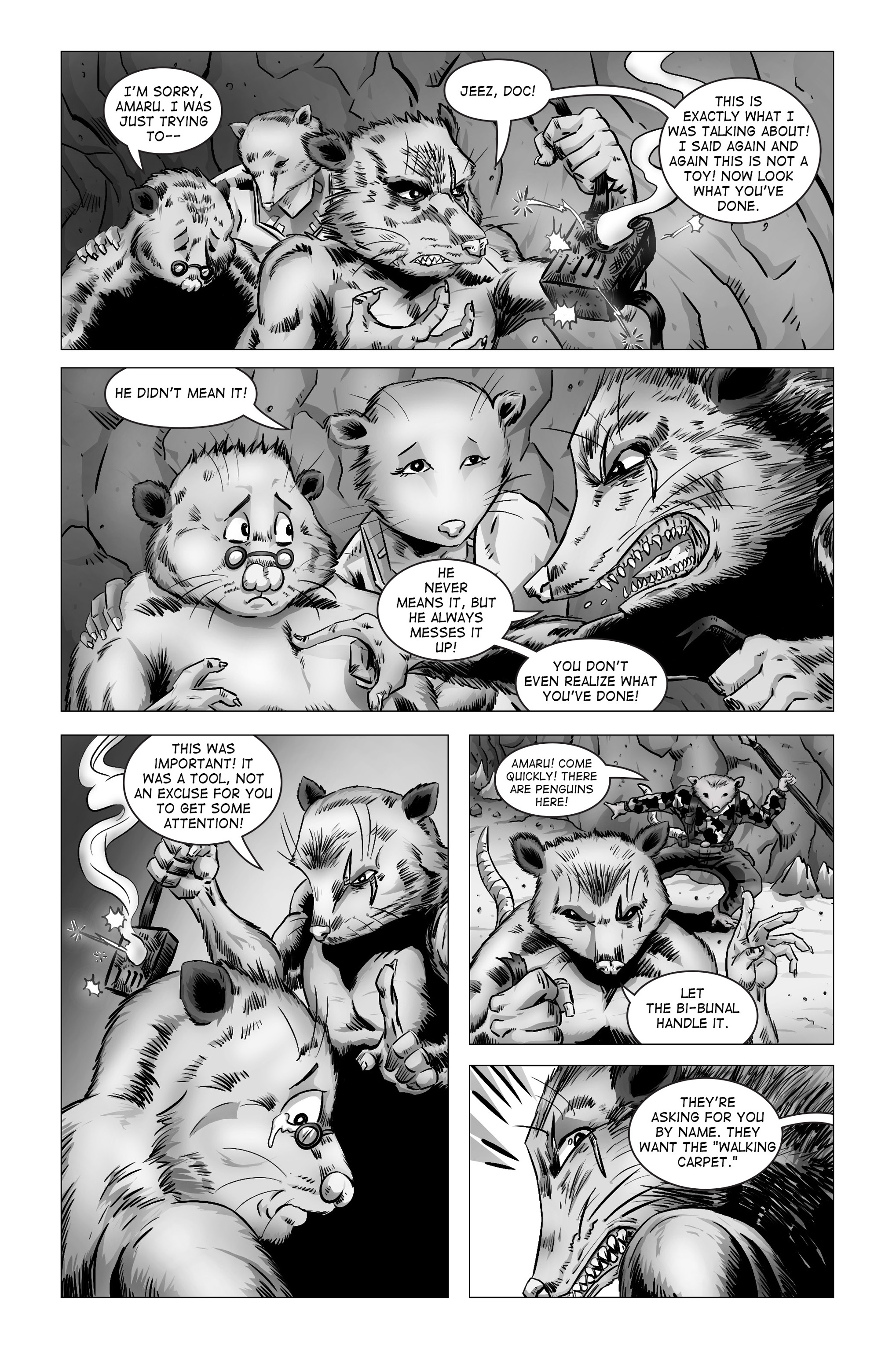 Read online Penguins vs. Possums comic -  Issue #6 - 20