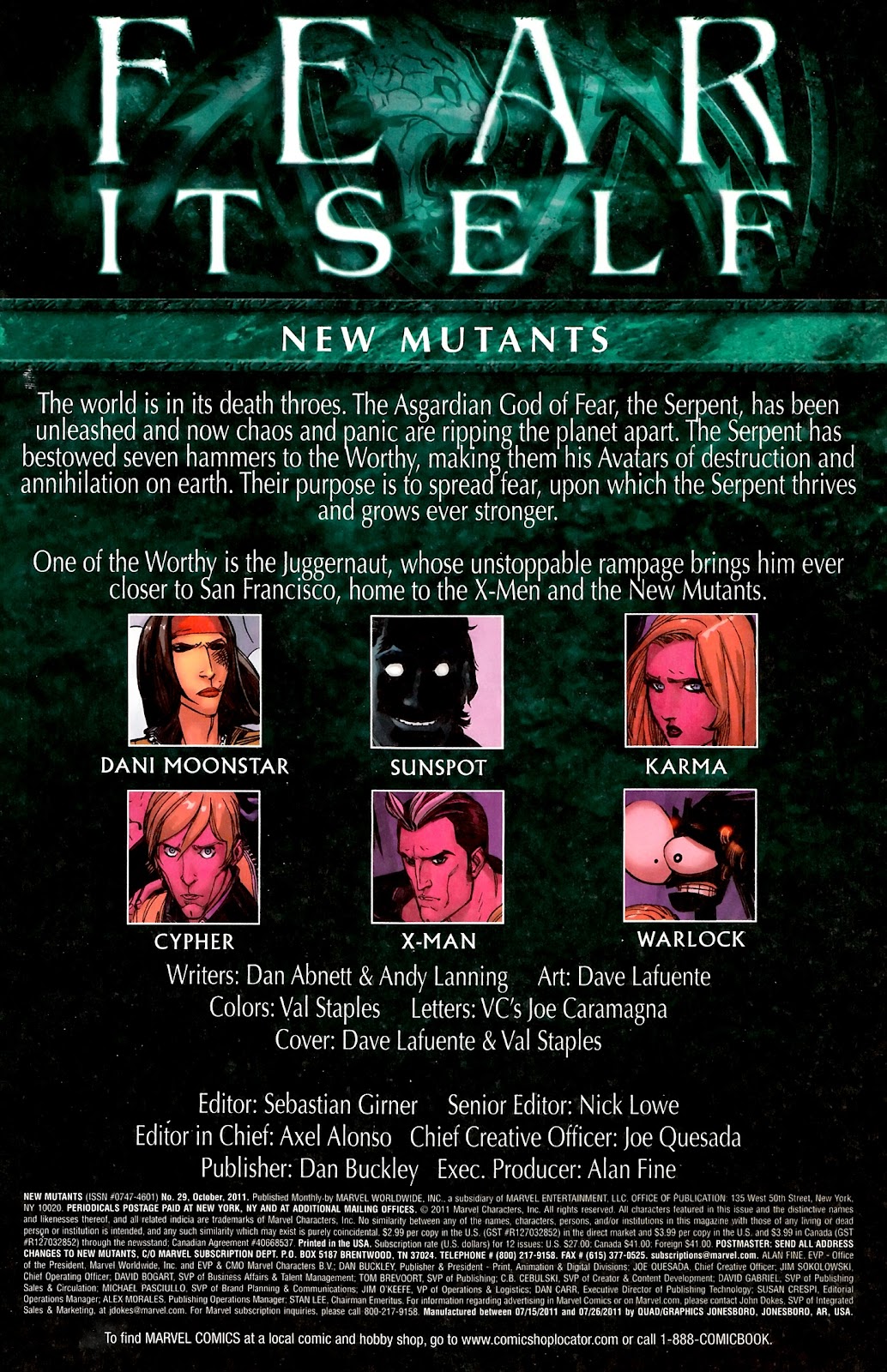 New Mutants (2009) issue 29 - Page 2