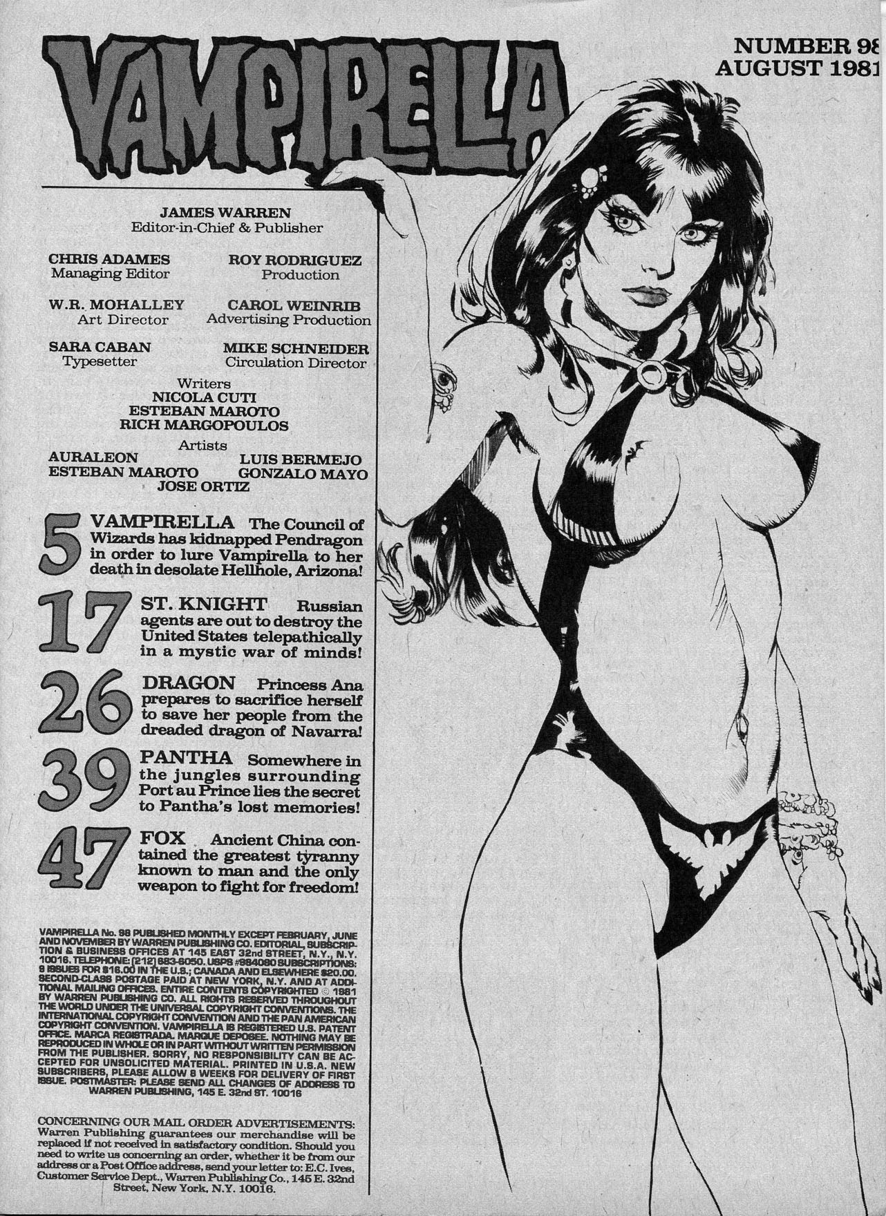 Read online Vampirella (1969) comic -  Issue #98 - 3