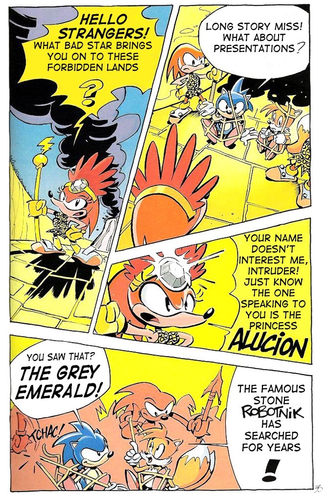 Read online Sonic Adventures: Dans Les Griffes De Robotnik comic -  Issue # Full - 38