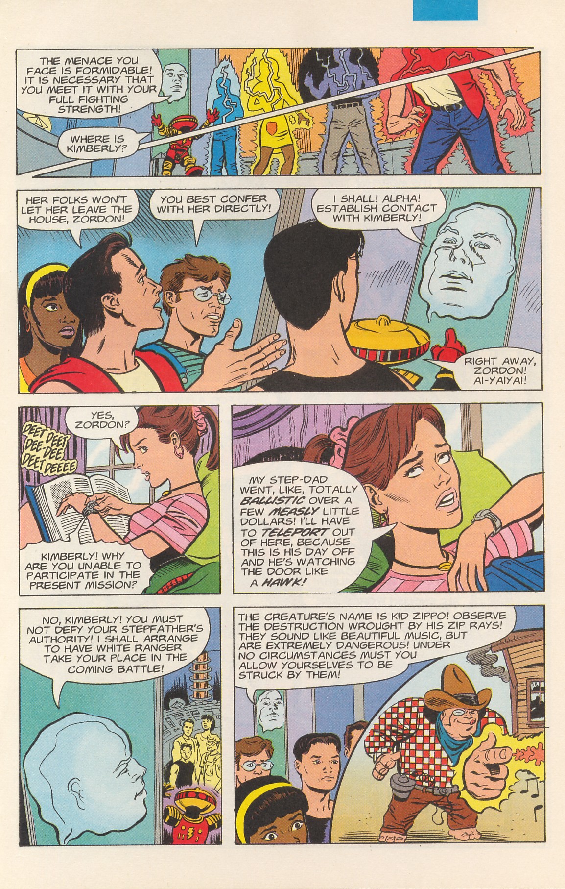 Read online Saban's Mighty Morphin Power Rangers (1994) comic -  Issue #5 - 7