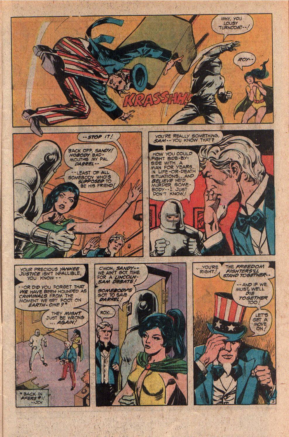 Read online Freedom Fighters (1976) comic -  Issue #12 - 5