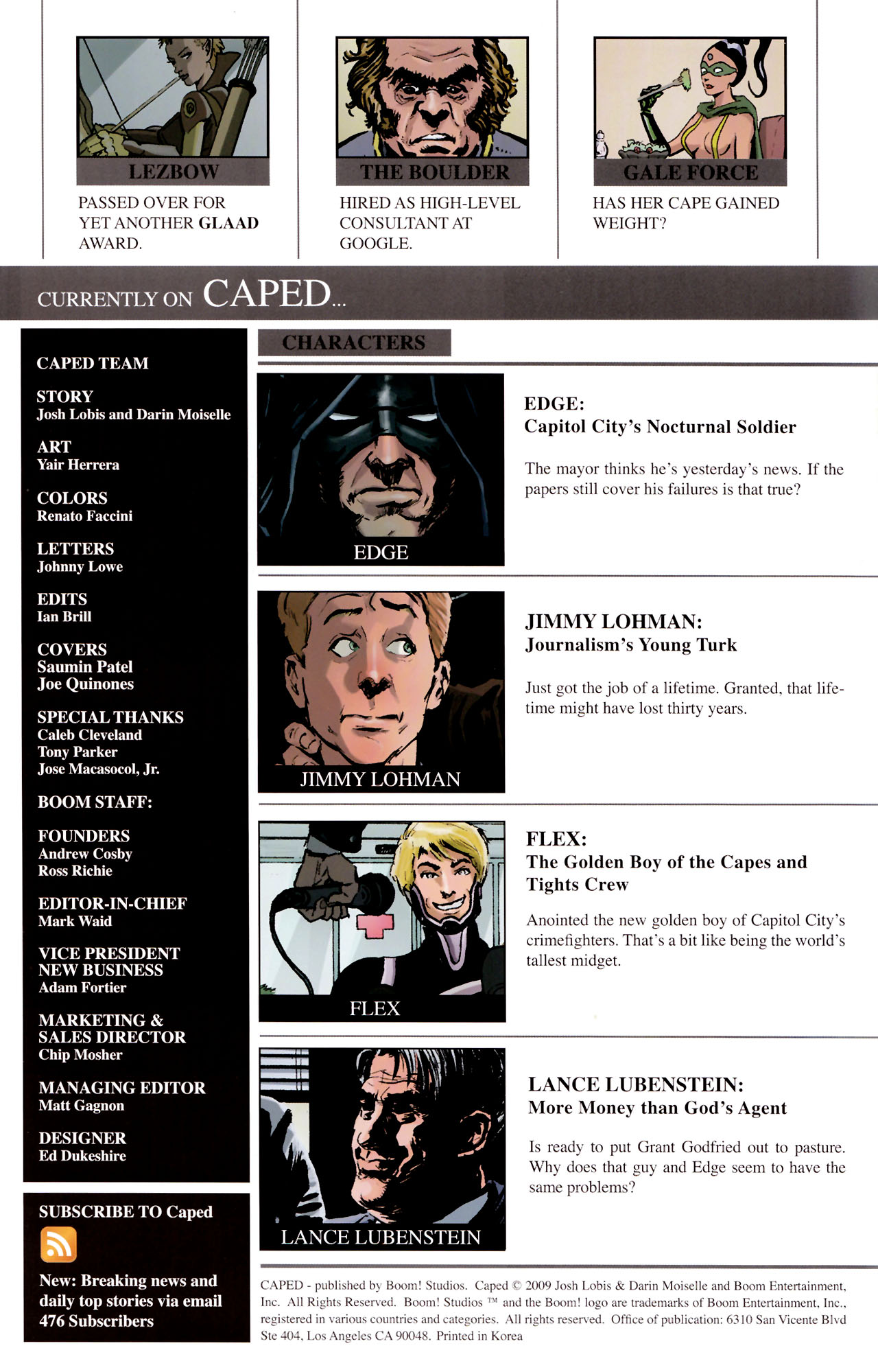 Read online Caped comic -  Issue #2 - 2