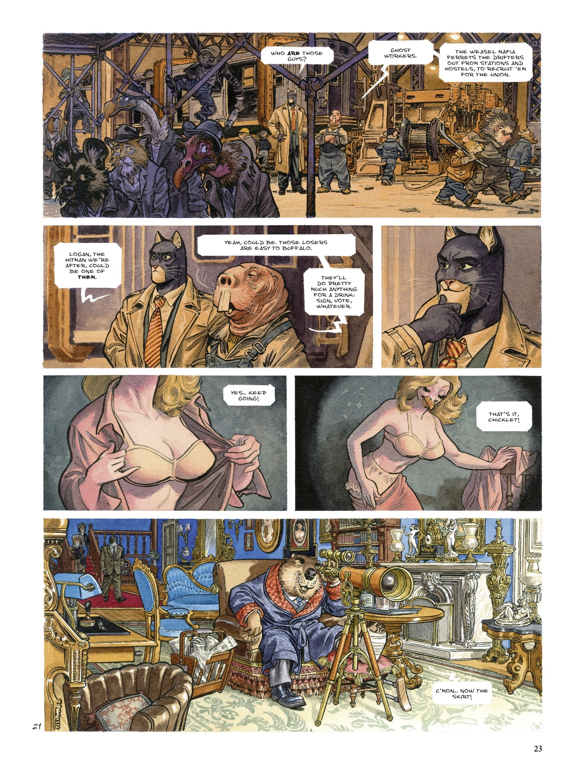 Read online Blacksad: They All Fall Down comic -  Issue #1 - 23