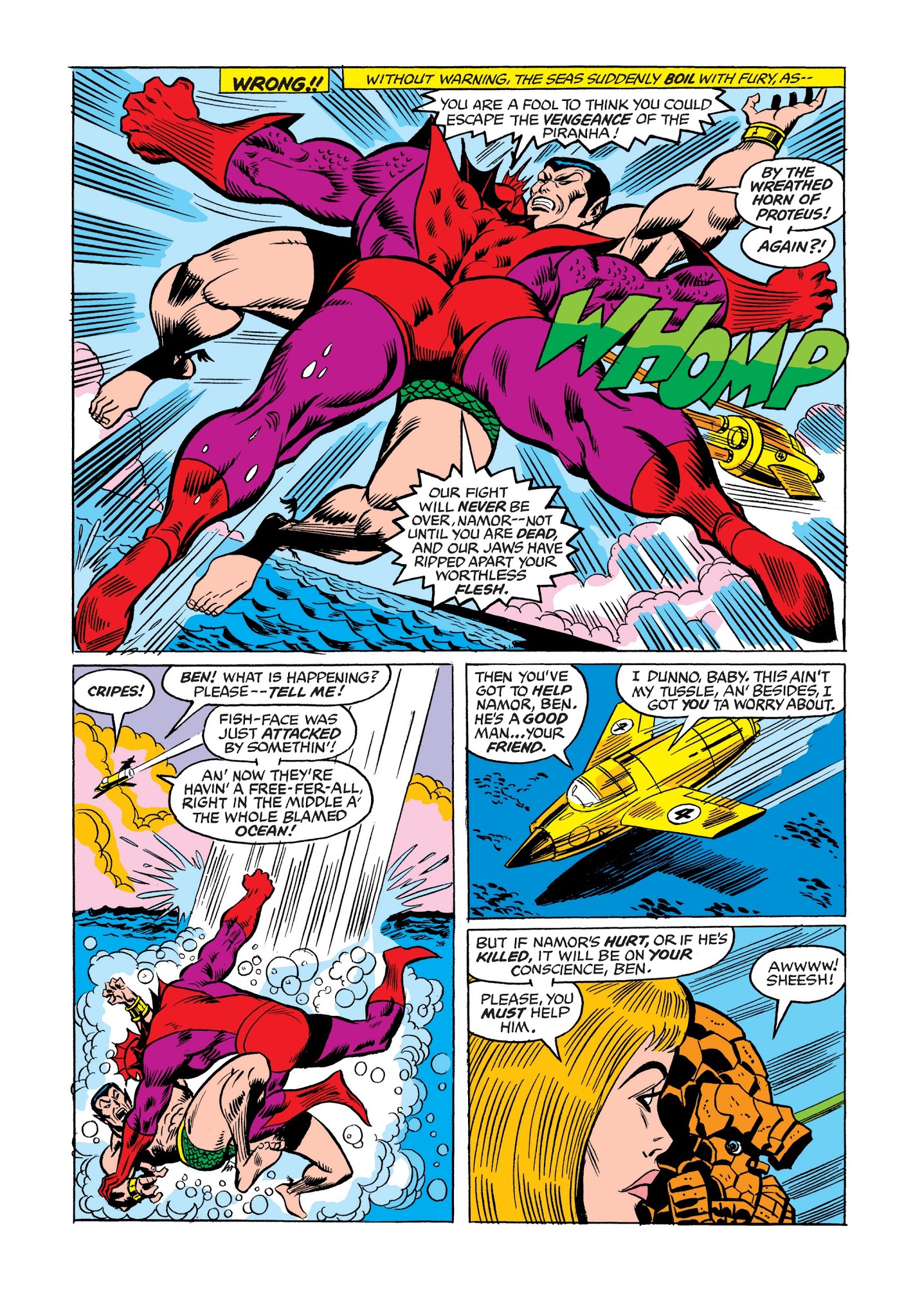 Read online Marvel Masterworks: Marvel Two-In-One comic -  Issue # TPB 3 - 142