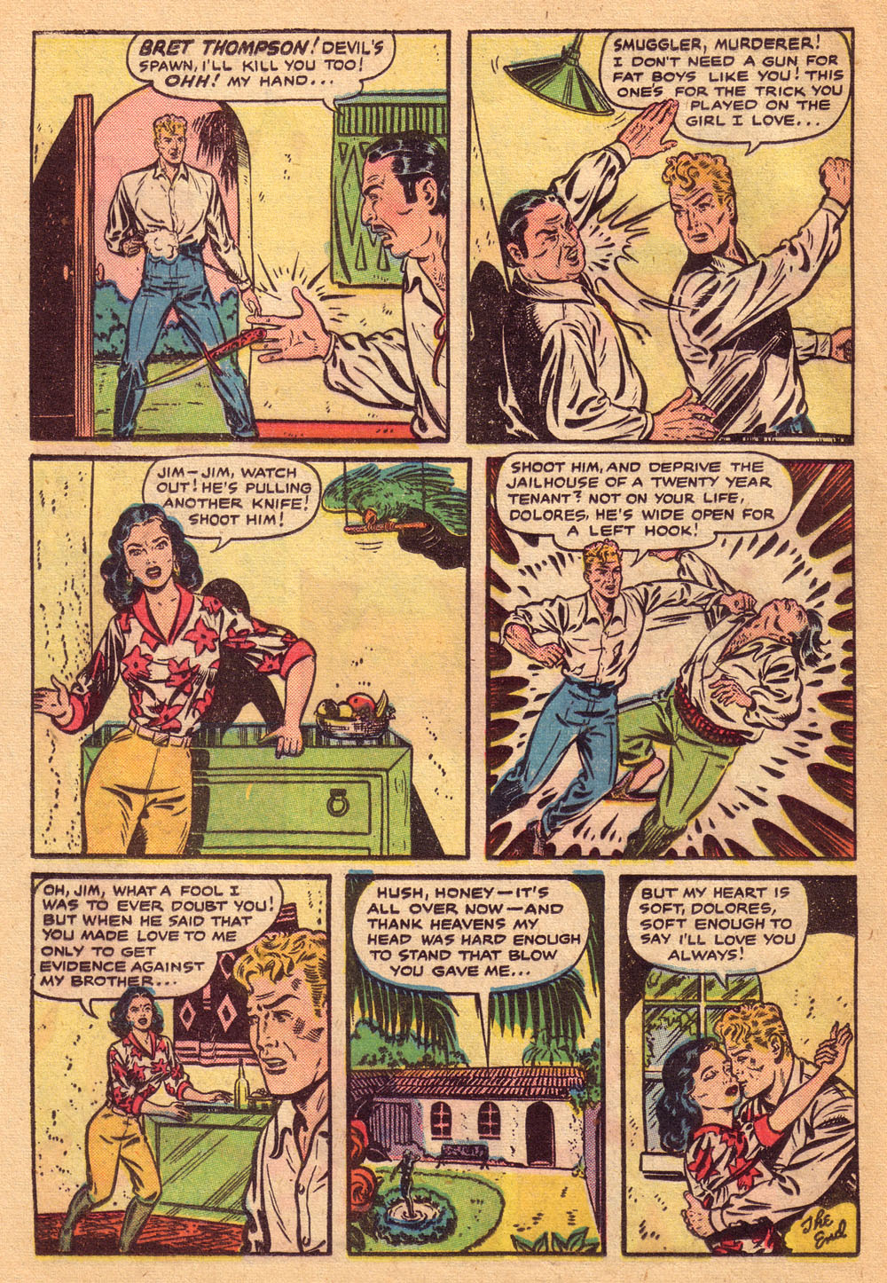 Read online Cowgirl Romances (1950) comic -  Issue #4 - 24