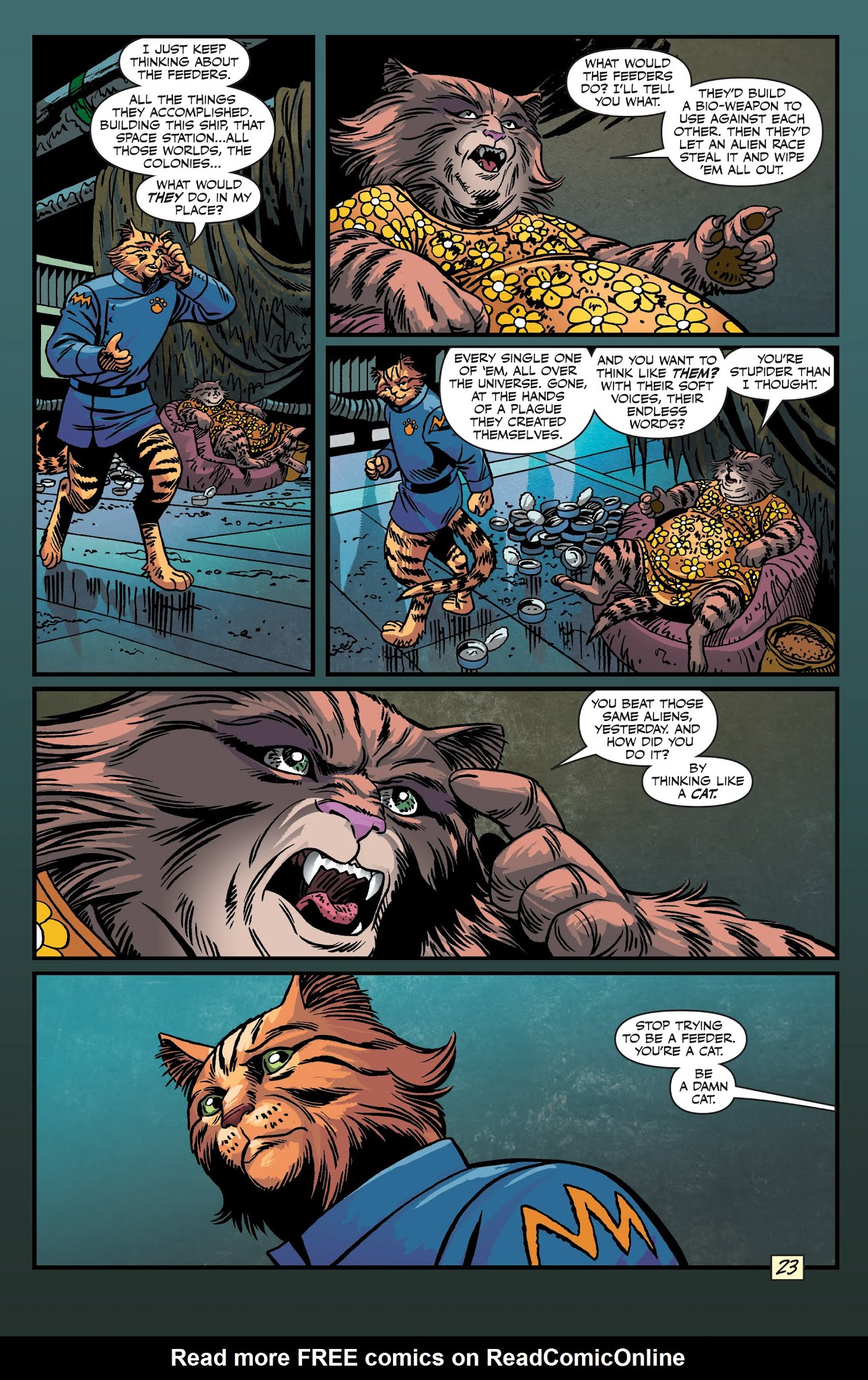 Read online Captain Ginger comic -  Issue #1 - 25