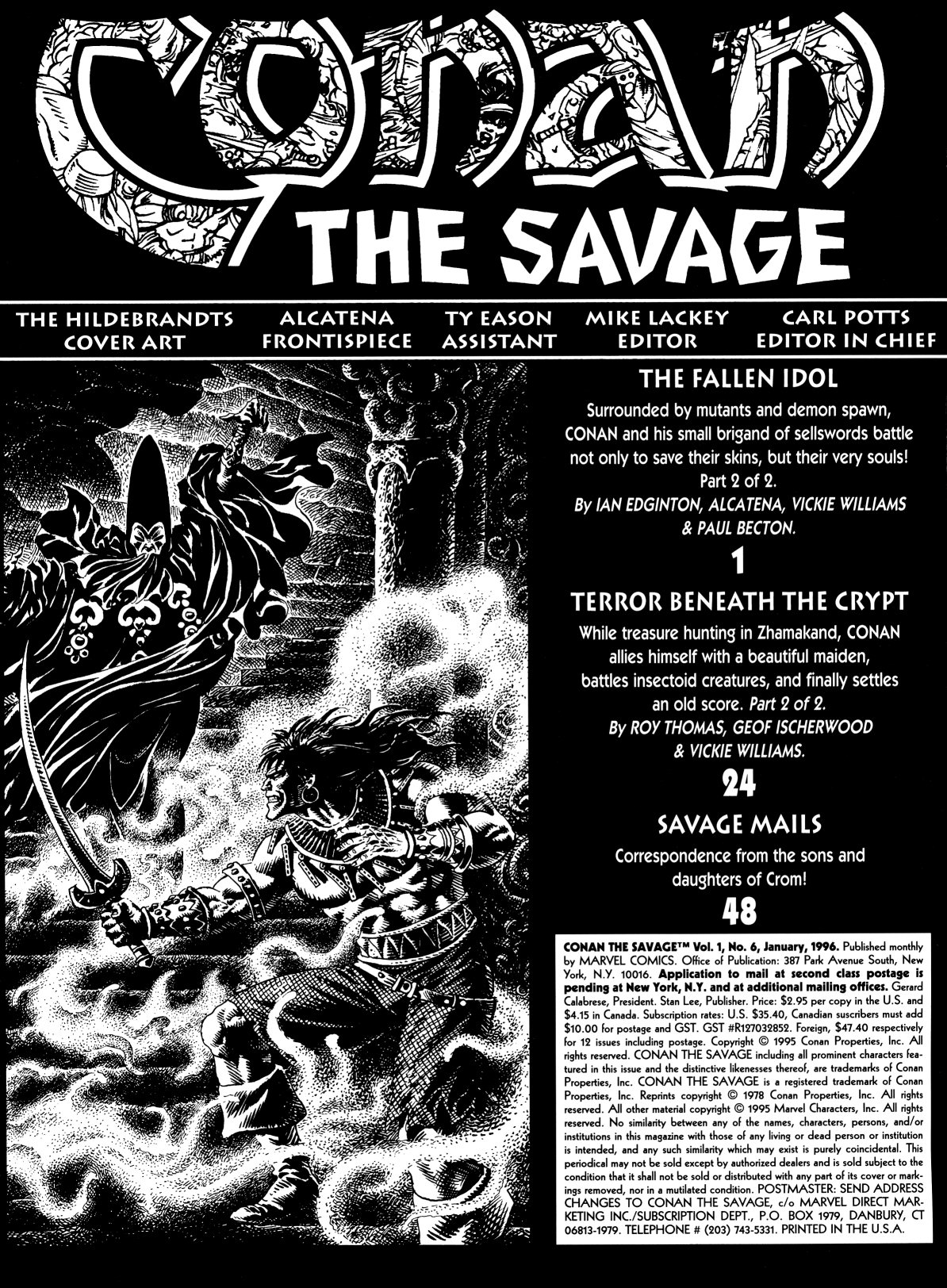 Read online Conan the Savage comic -  Issue #6 - 2