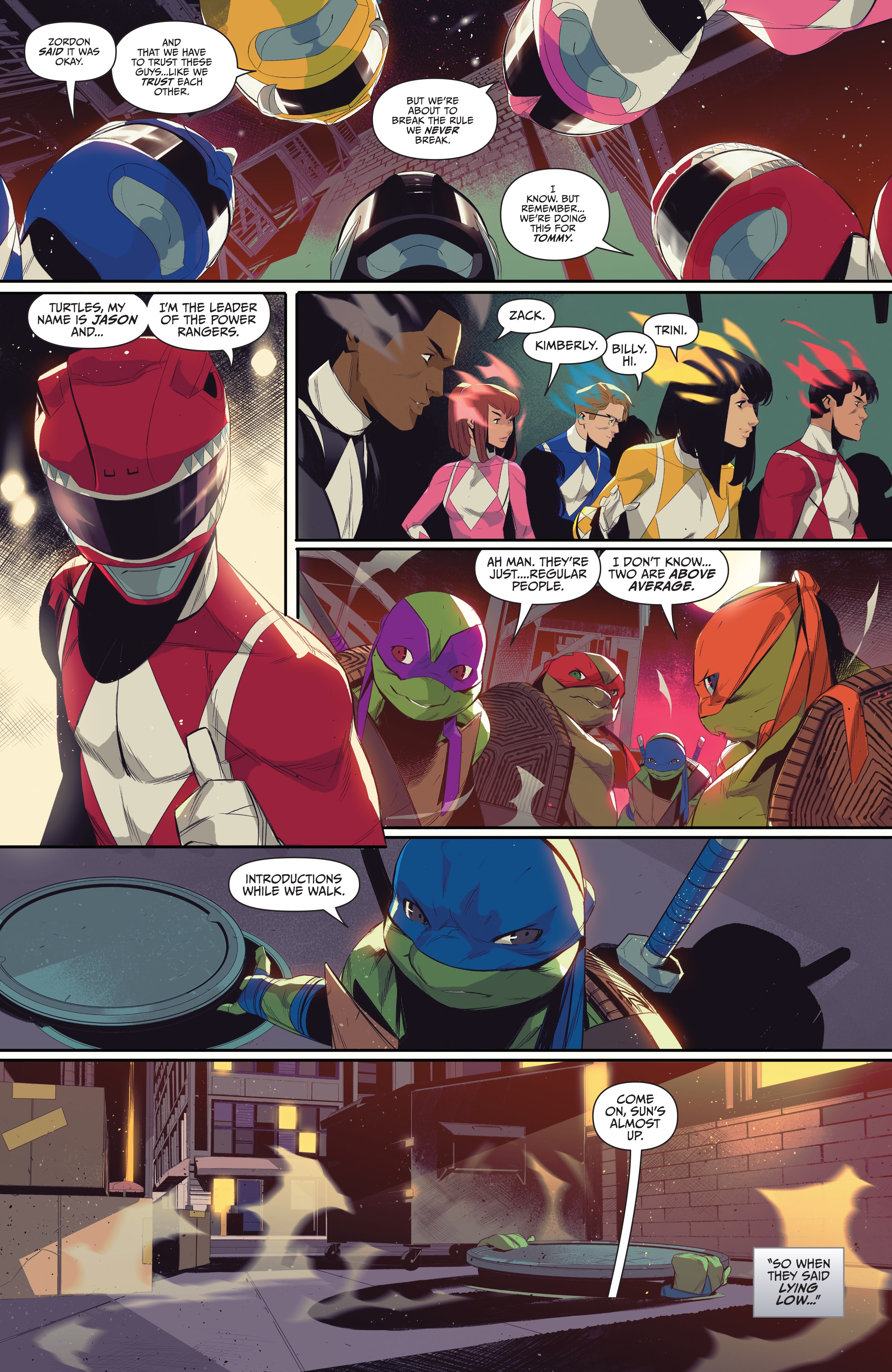 Read online Mighty Morphin Power Rangers: Teenage Mutant Ninja Turtles comic -  Issue # _TPB - 40