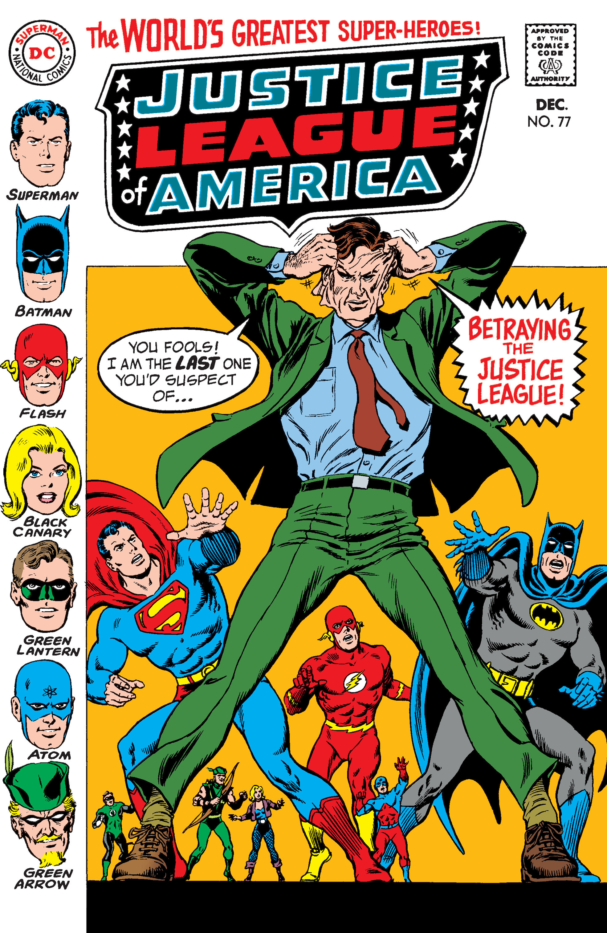 Read online Justice League of America (1960) comic -  Issue #77 - 1