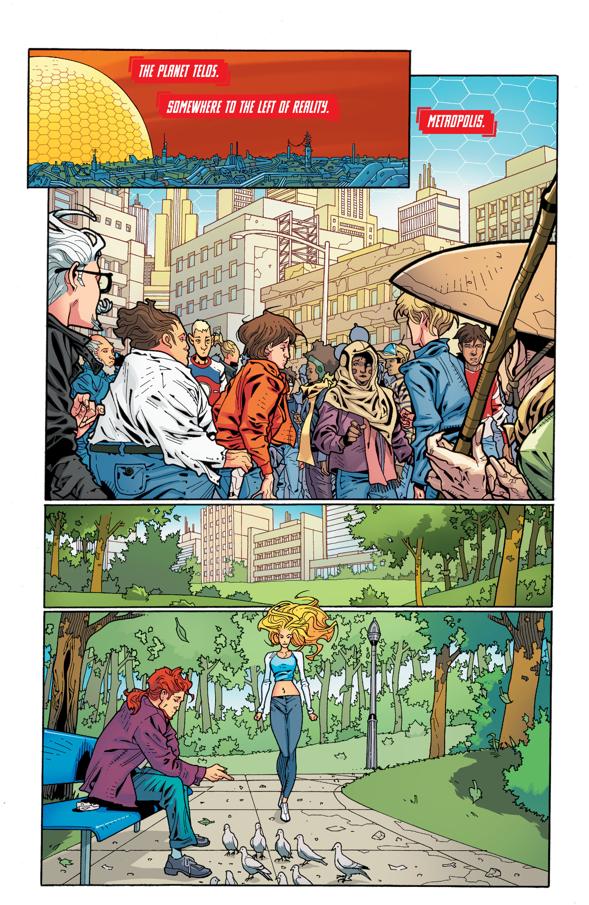 Read online Convergence Supergirl: Matrix comic -  Issue #1 - 4