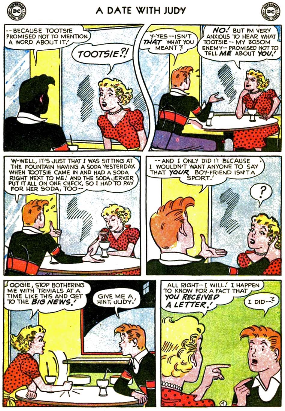 Read online A Date with Judy comic -  Issue #32 - 6