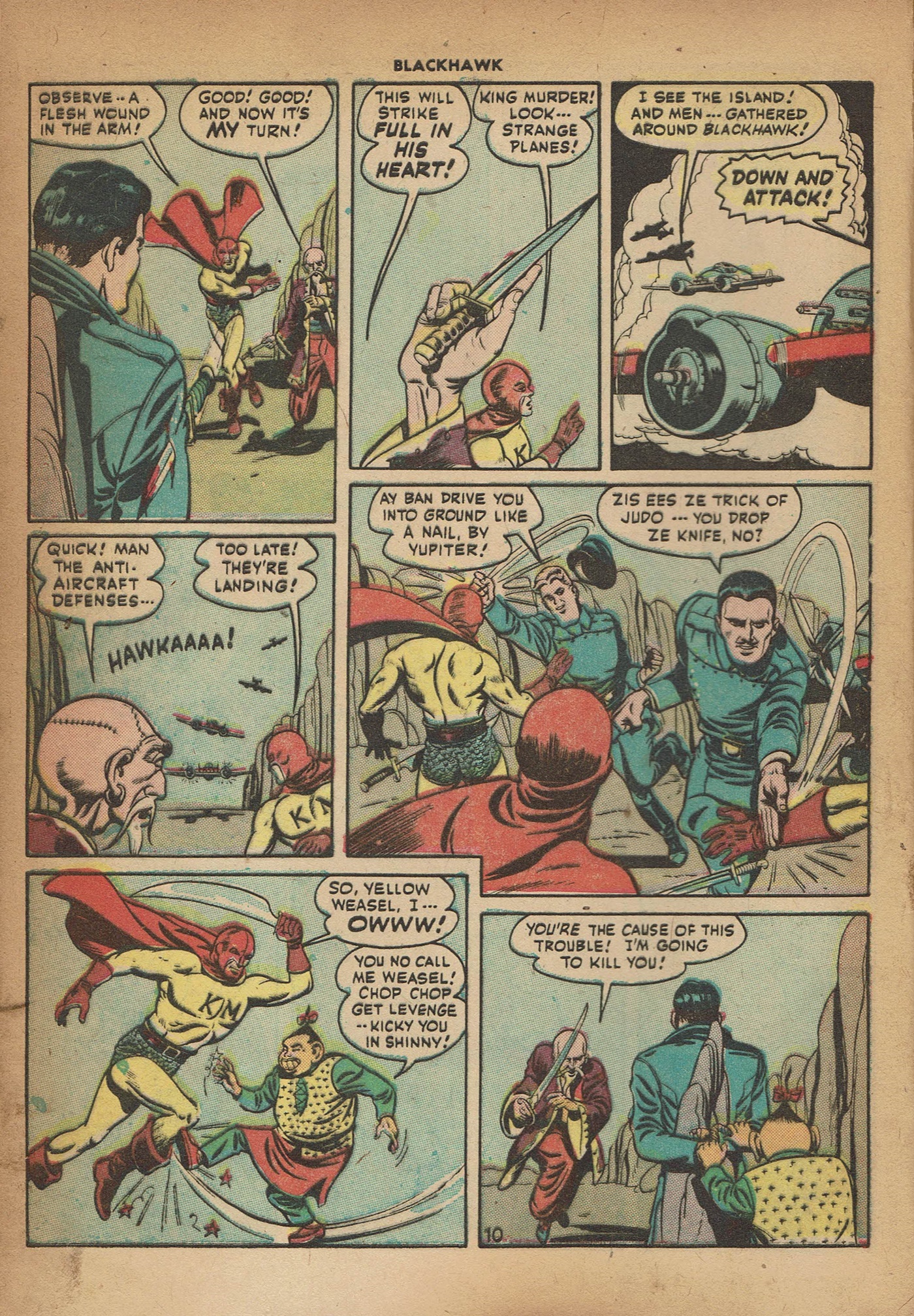 Read online Blackhawk (1957) comic -  Issue #13 - 12