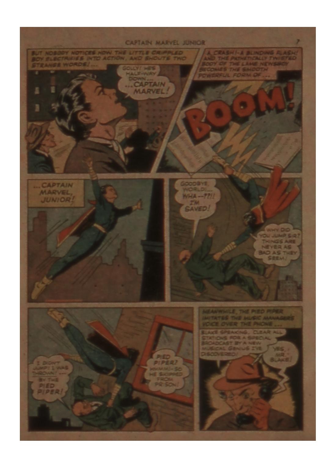 Read online Captain Marvel, Jr. comic -  Issue #3 - 7