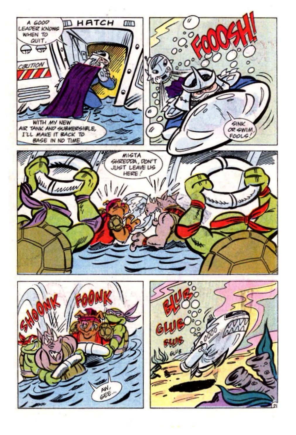 Read online Teenage Mutant Ninja Turtles Adventures (1989) comic -  Issue #5 - 22