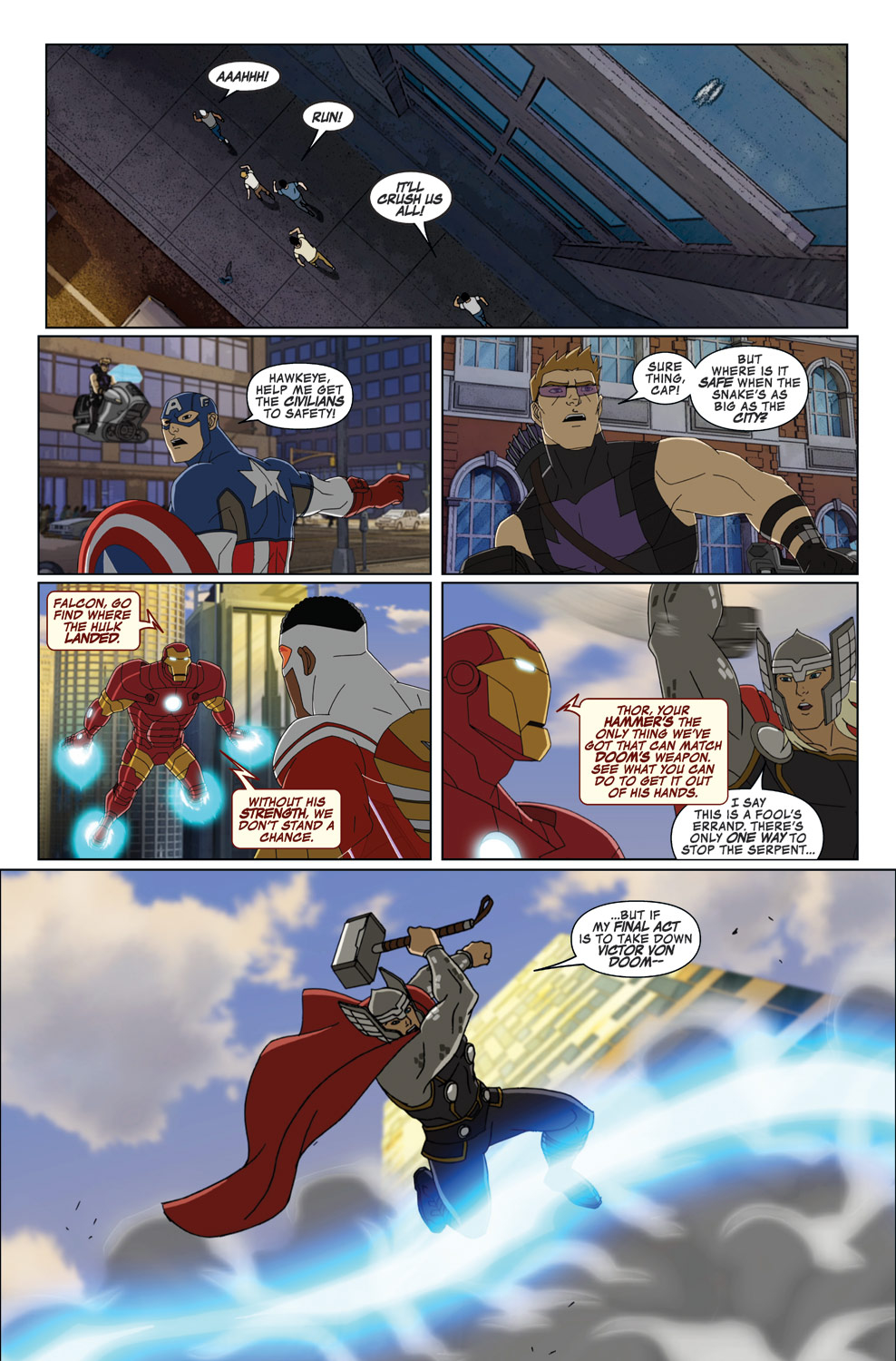 Read online Marvel Universe Avengers Assemble comic -  Issue #4 - 12