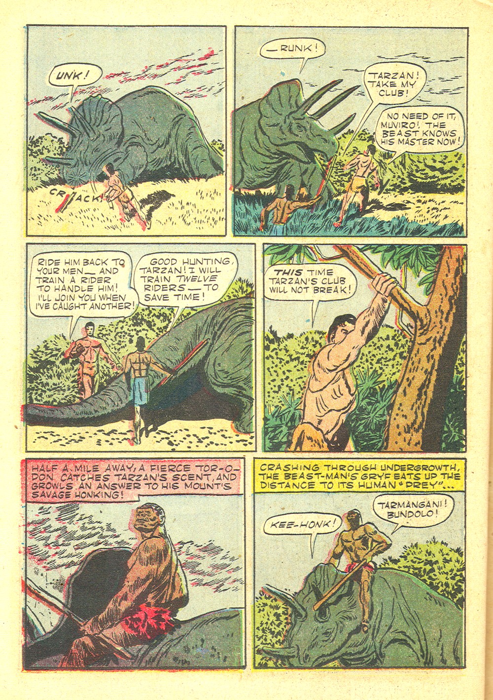 Read online Tarzan (1948) comic -  Issue #24 - 36