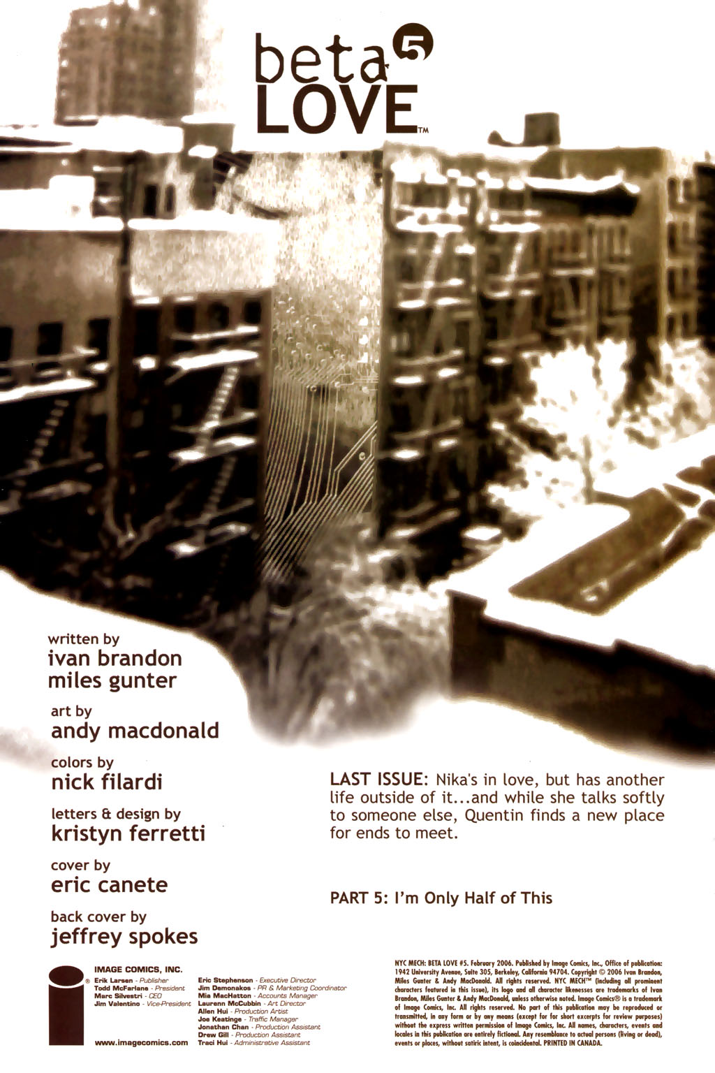 Read online NYC Mech: beta LOVE comic -  Issue #5 - 2