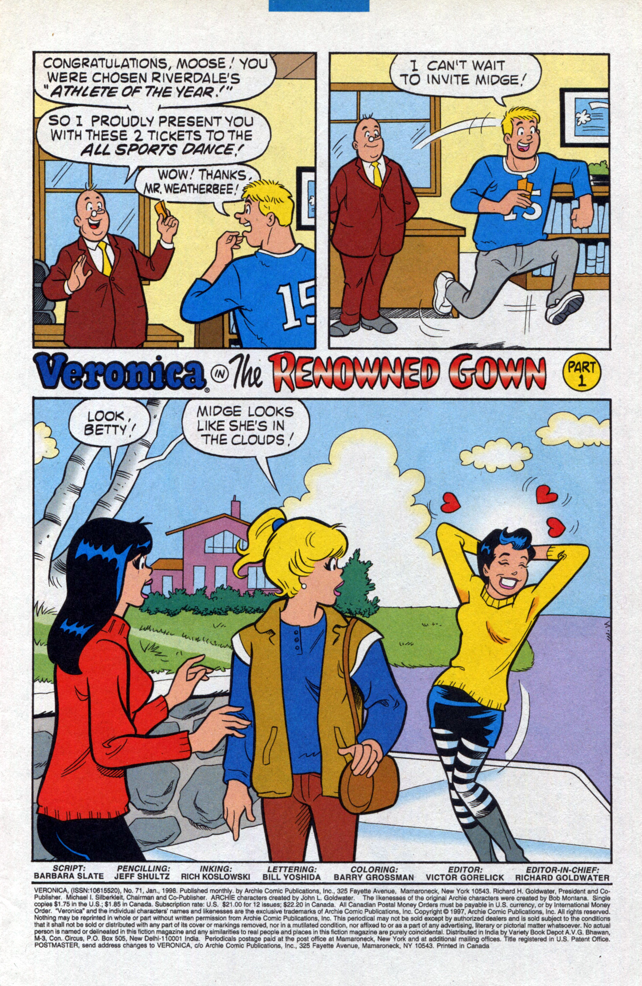 Read online Veronica comic -  Issue #71 - 3